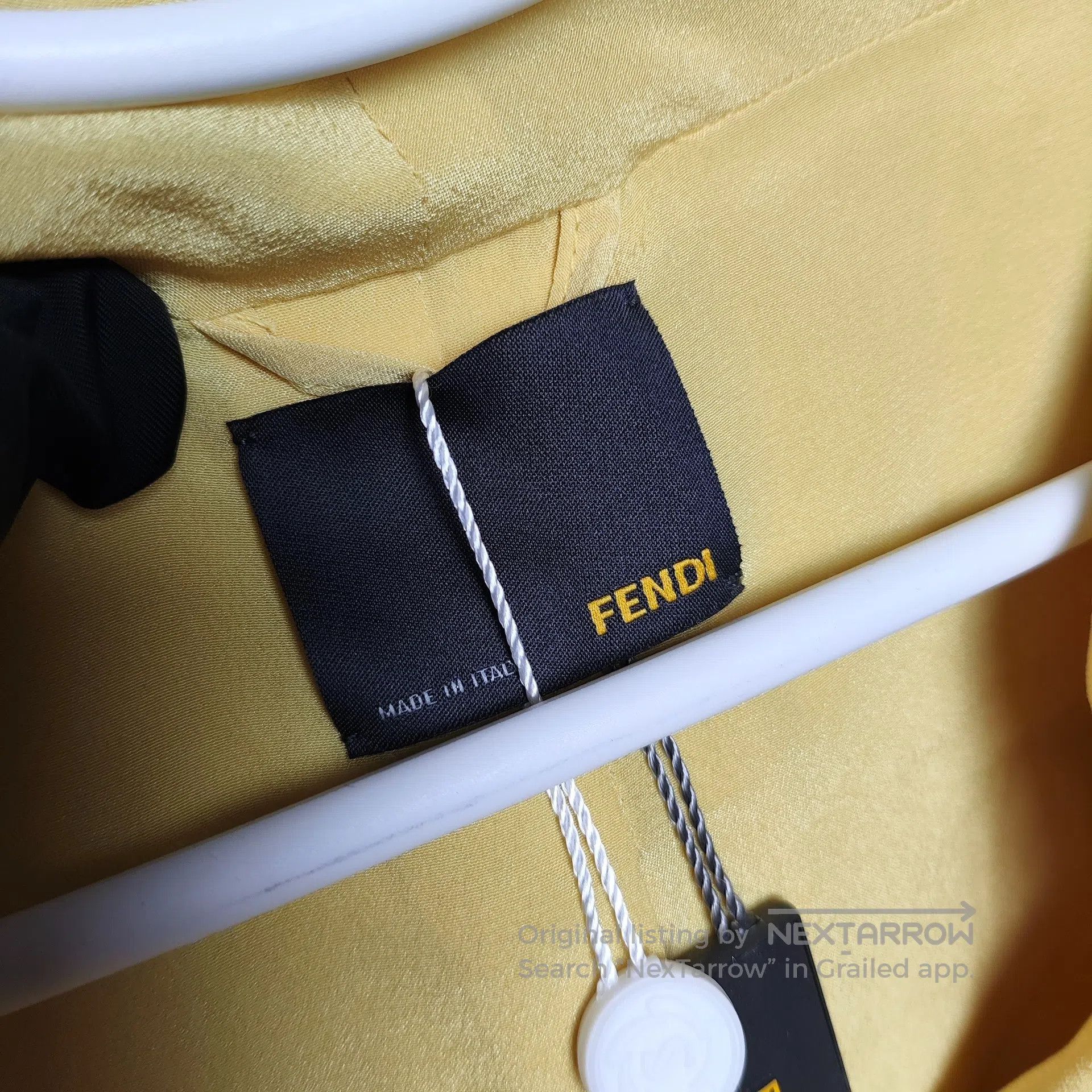 Fendi FENDI Design-Inspired Yellow Jacket| Size XS / US 0-2 / IT 36-38 - 3 Thumbnail