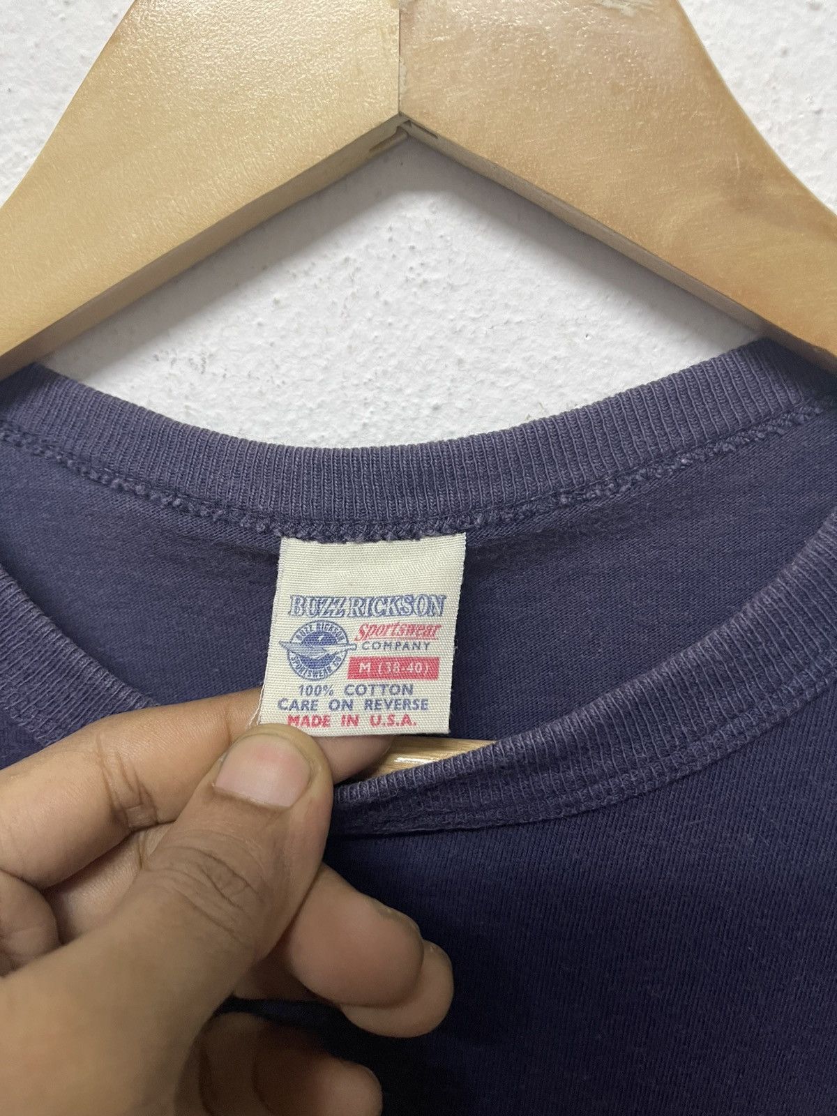 Buzz Rickson's VINTAGE BUZZ RICKSON US NAVAL TSHIRT SUN FADED Size US M / EU 48-50 / 2 - 5 Thumbnail