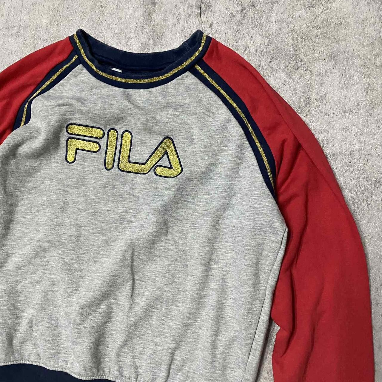 Fila Fila crewneck sweatshirt in red and grey Size US S / EU 44-46 / 1 - 3 Thumbnail