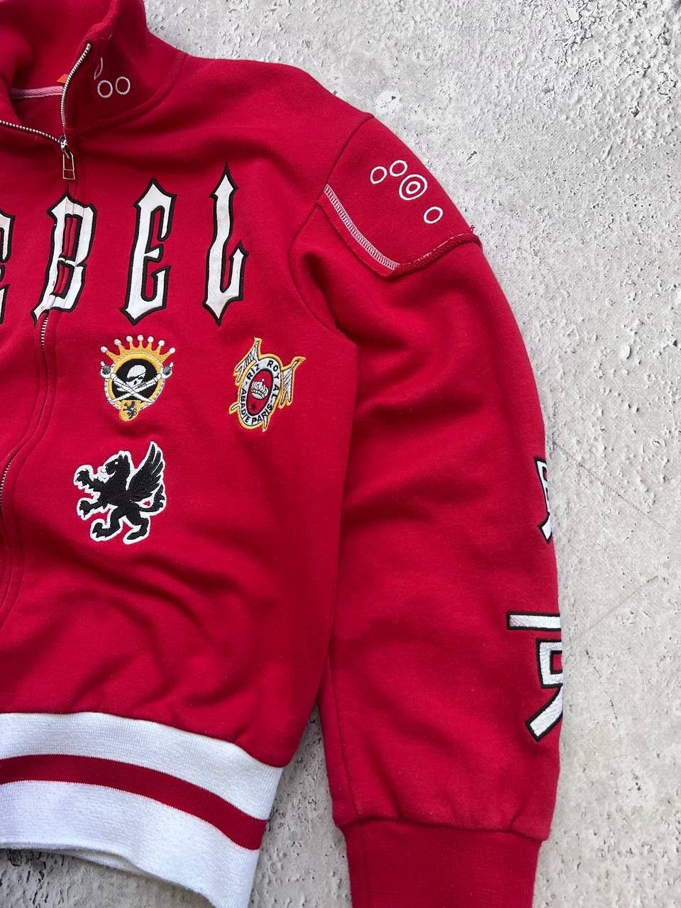 Affliction × Le Grande Bleu (L.G.B.) Y2K Japanese Crazy TRASHED Studded Punk LGB STYLE Hoodie Size US M / EU 48-50 / 2 - 5 Thumbnail