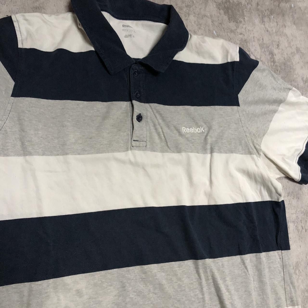 Reebok Reebok polo shirt in black and grey #preppy Size US XL / EU 56 / 4 - 2 Thumbnail