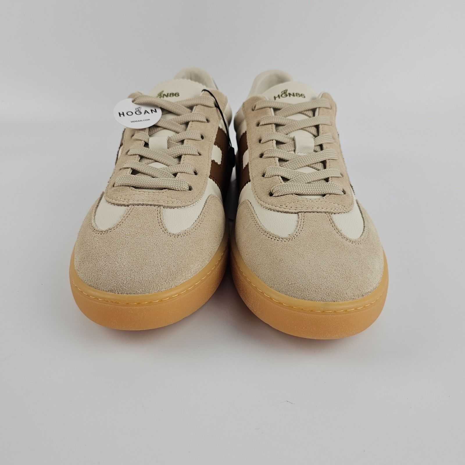 Hogan HOGAN Cool White/Brown Sneakers New & Authentic Size US 6 / EU 39 - 4 Thumbnail