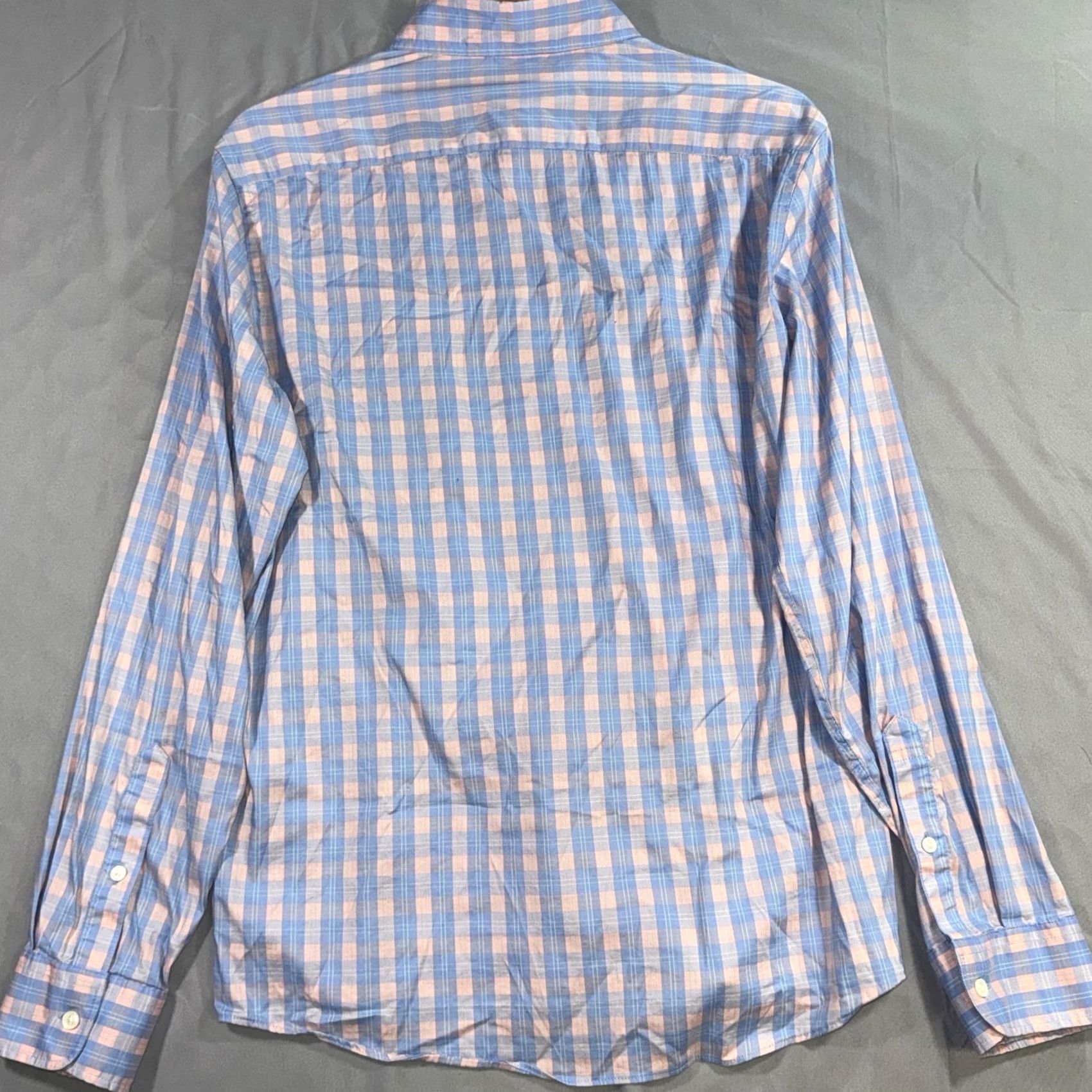 Faherty Faherty Shirt Mens Large Blue Check Long Sleeve The Movement Shirt Size US L / EU 52-54 / 3 - 2 Thumbnail