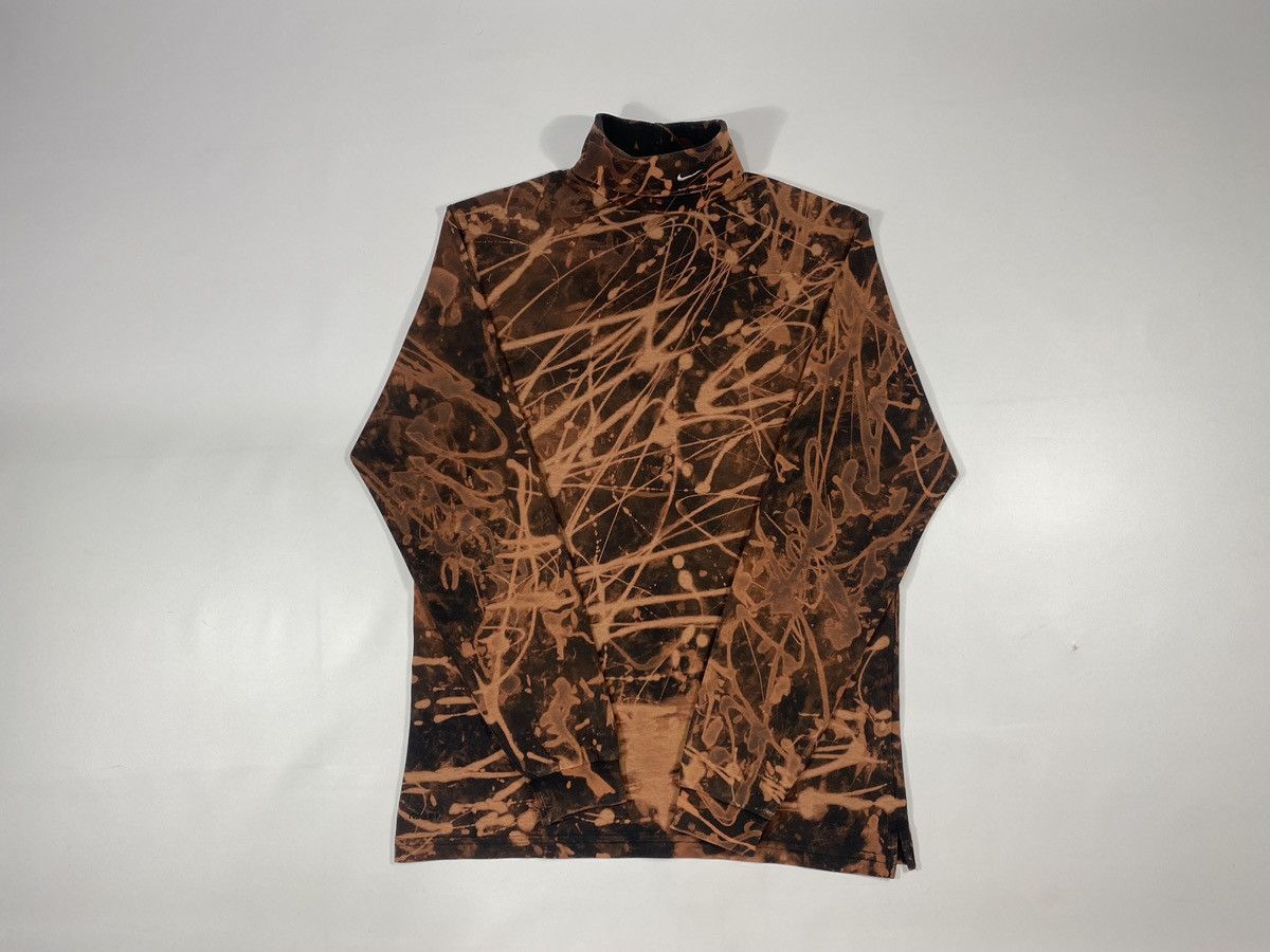 Nike 🔥LASTDROP🔥 Nike Roll Neck Custom Acid Dyed Rusted Sweatshirt Size US M / EU 48-50 / 2 - 15 Thumbnail
