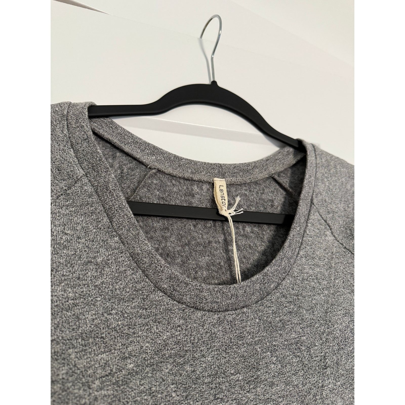 REVOLVE $160 New Lanston Revolve Raglan Sweatshirt Tee - Grey XS Size XS / US 0-2 / IT 36-38 - 5 Thumbnail