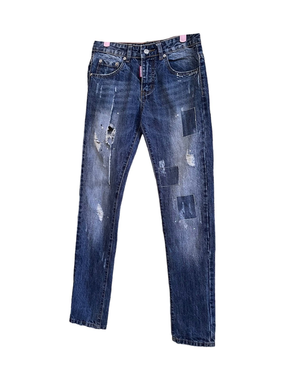 Dsqbread2 by Dsquared2 Patches Distressed Jeans