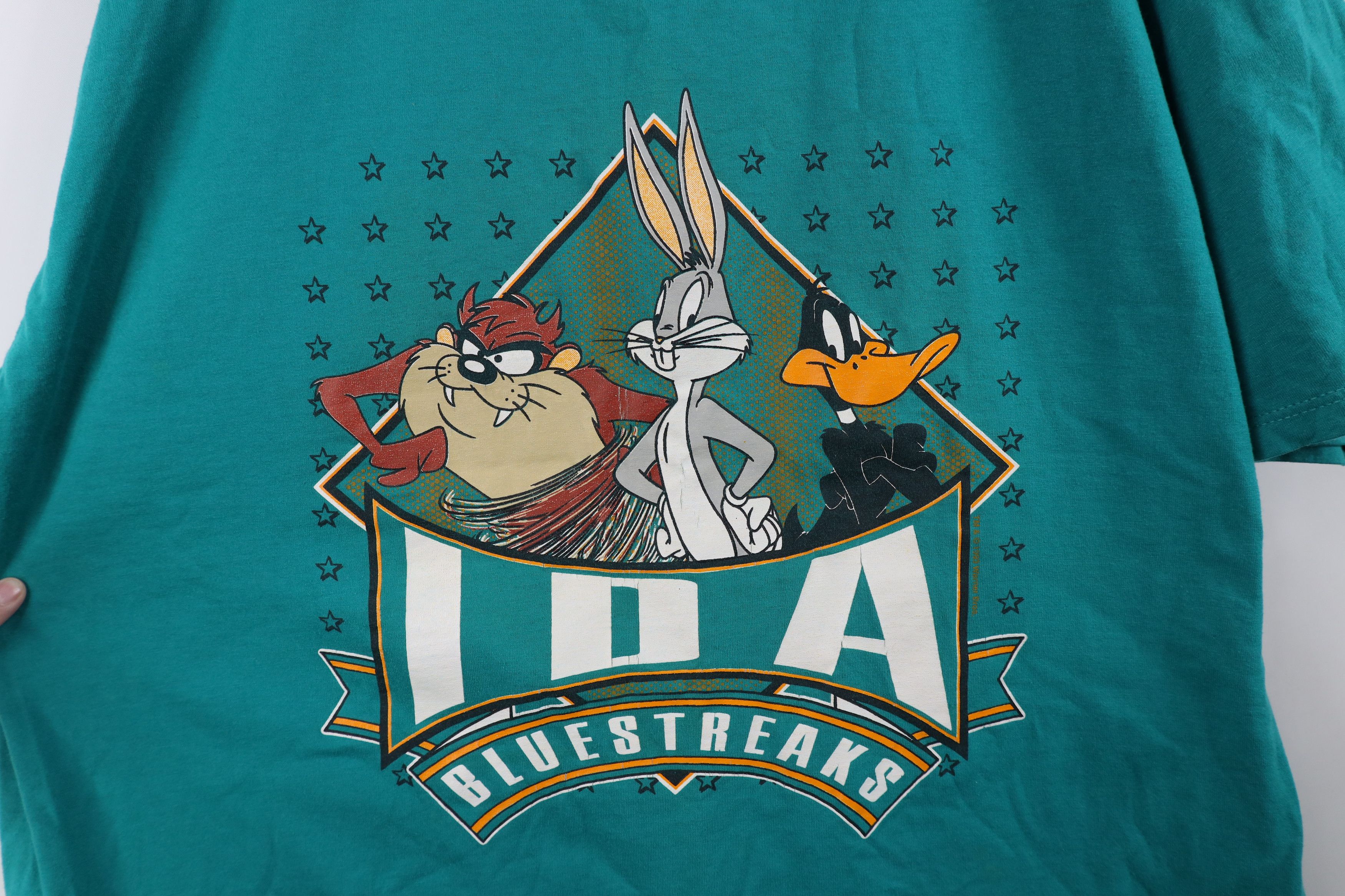Vintage Vintage 90s Looney Tunes Michigan Bugs Bunny Taz T-Shirt USA Size US XXL / EU 58 / 5 - 4 Thumbnail