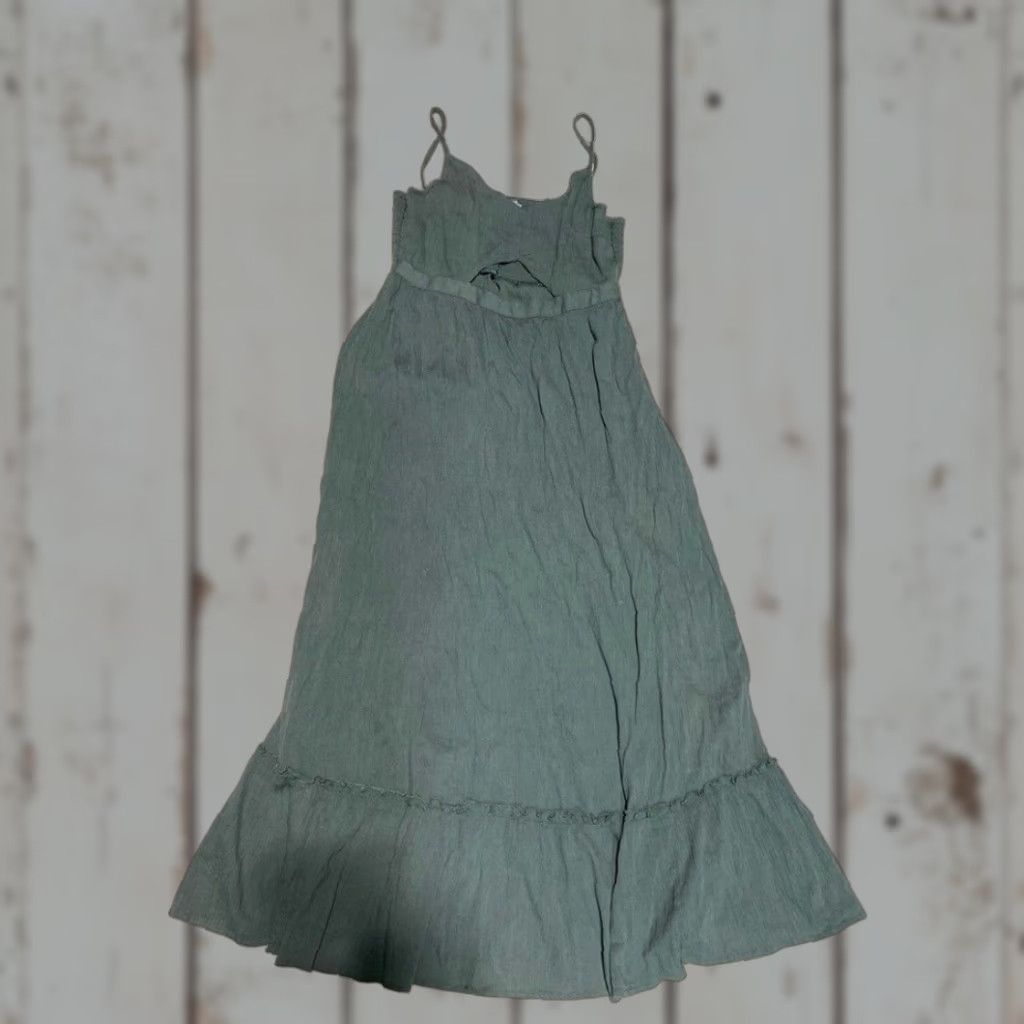 Vintage Aerie Green Maxi Dress L User: Aerie Green Maxi Dress L Size L / US 10 / IT 46 - 1 Thumbnail