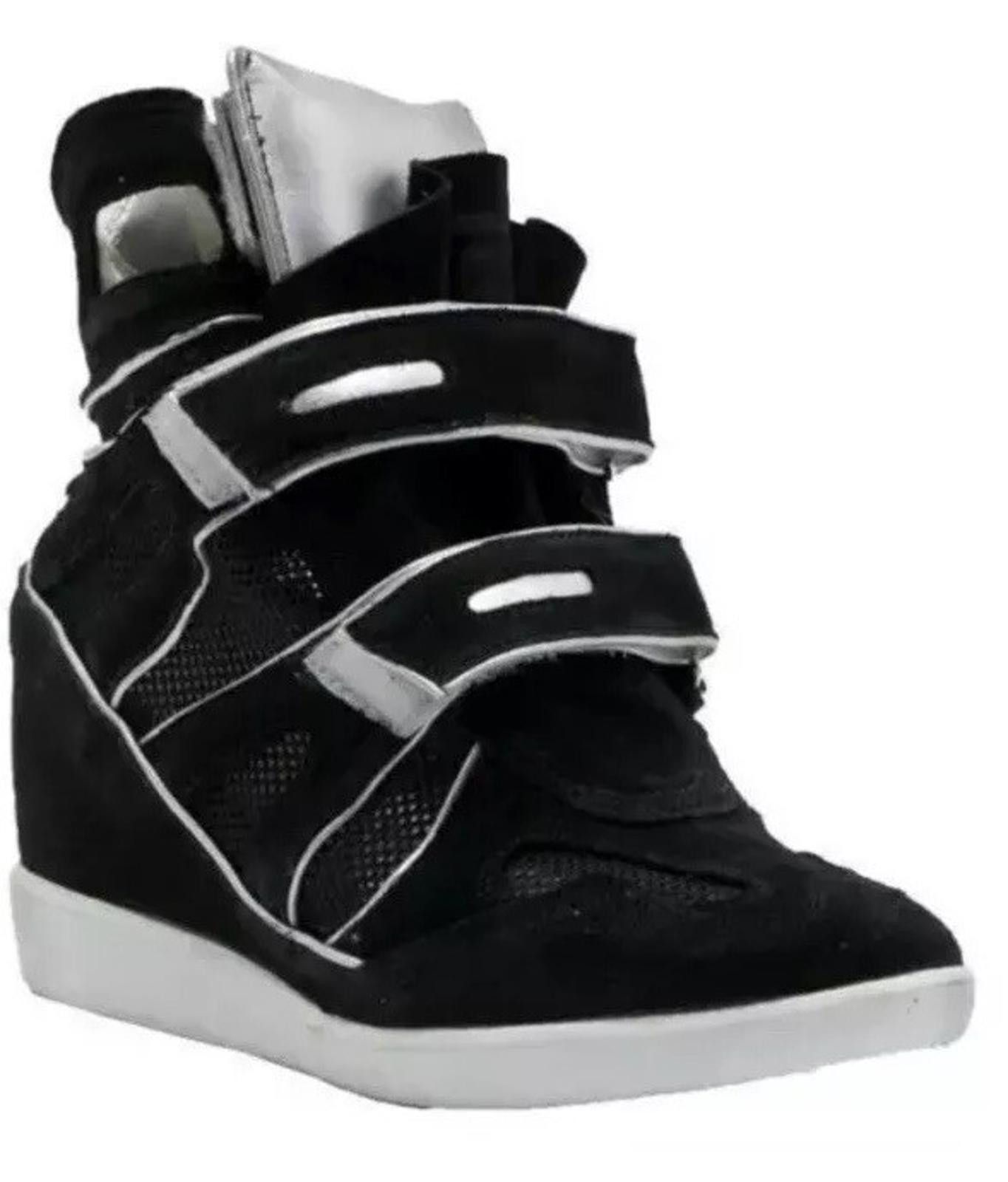 Other Monica Corte Wedge High Top Sneakers - W BLK Sz 40 Size US 9 / IT 39 - 1 Thumbnail
