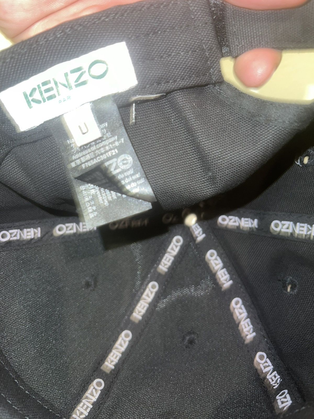Kenzo Kenzo Paris tiger embroidered hat Size ONE SIZE - 6 Thumbnail