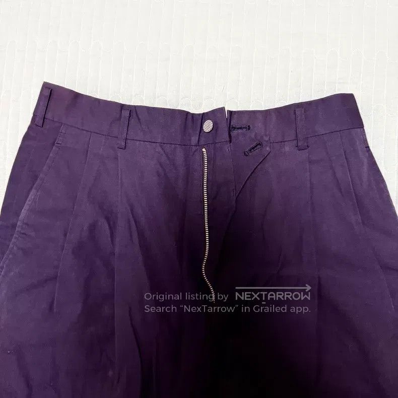 Comme des Garcons Comme Des Garcons size M Rare Purple Wide-Leg Suit Pants Size US 27 - 4 Thumbnail
