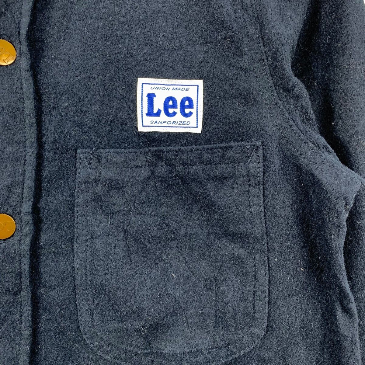 Lee × Union LA LEE Union Made Western Casualwear Double Pocket Wool Shirts Size S / US 4 / IT 40 - 4 Thumbnail
