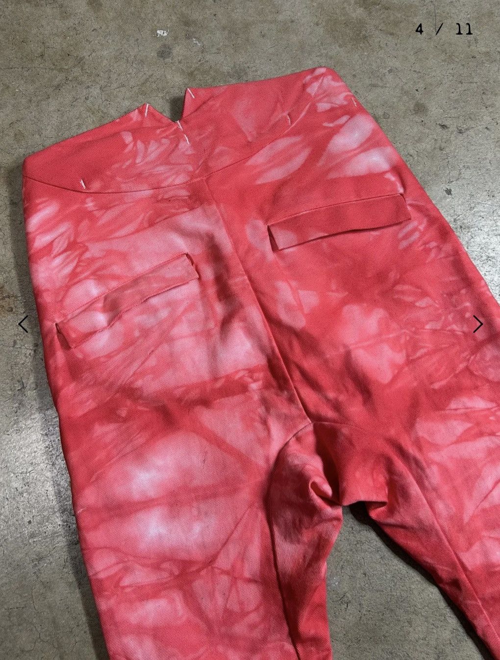 Other object dyed drop crotch denim pants Size US 30 / EU 46 - 4 Thumbnail