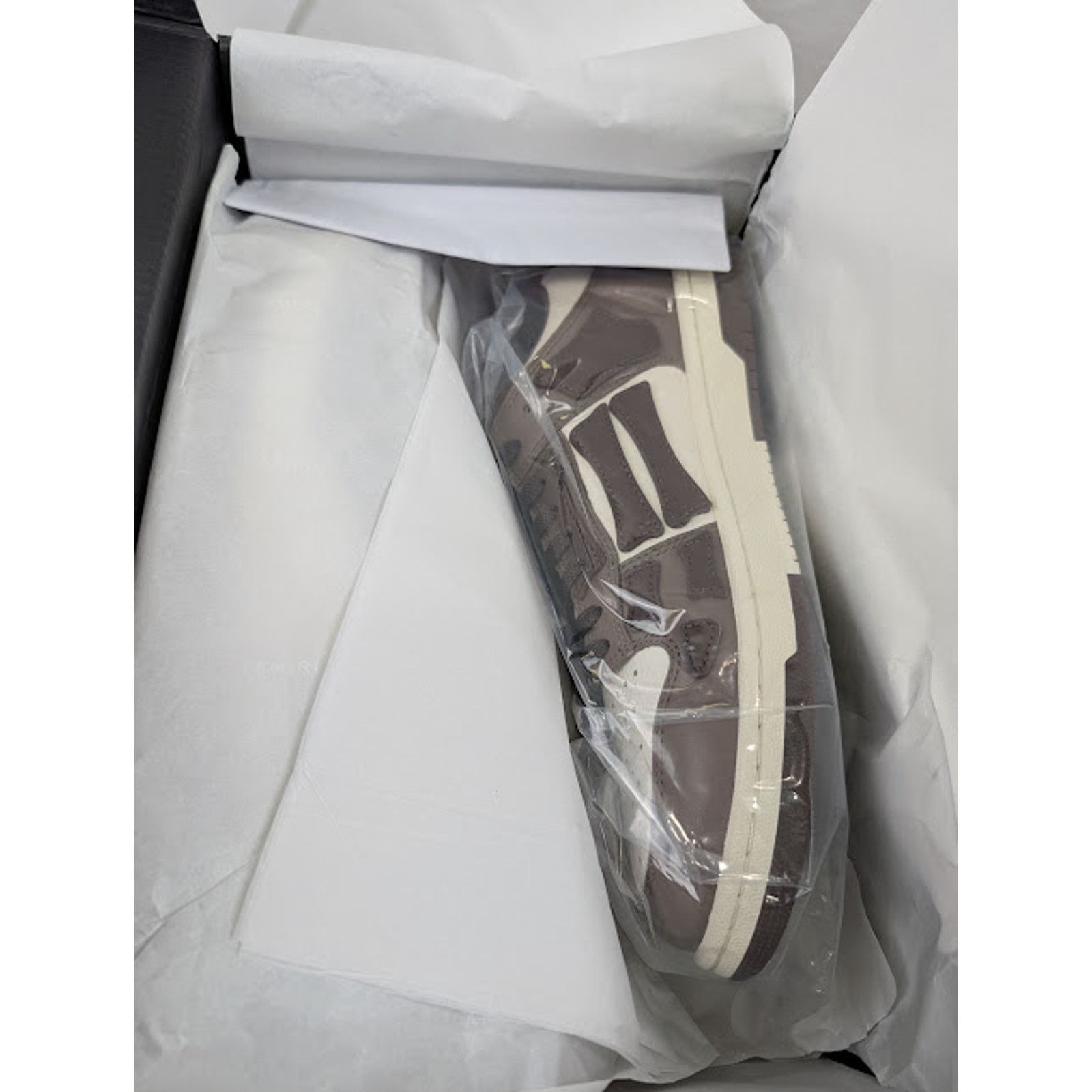 Amiri o1rshd1 Skelton Low-Top Sneakers in Brown Size US 9 / EU 42 - 23 Thumbnail