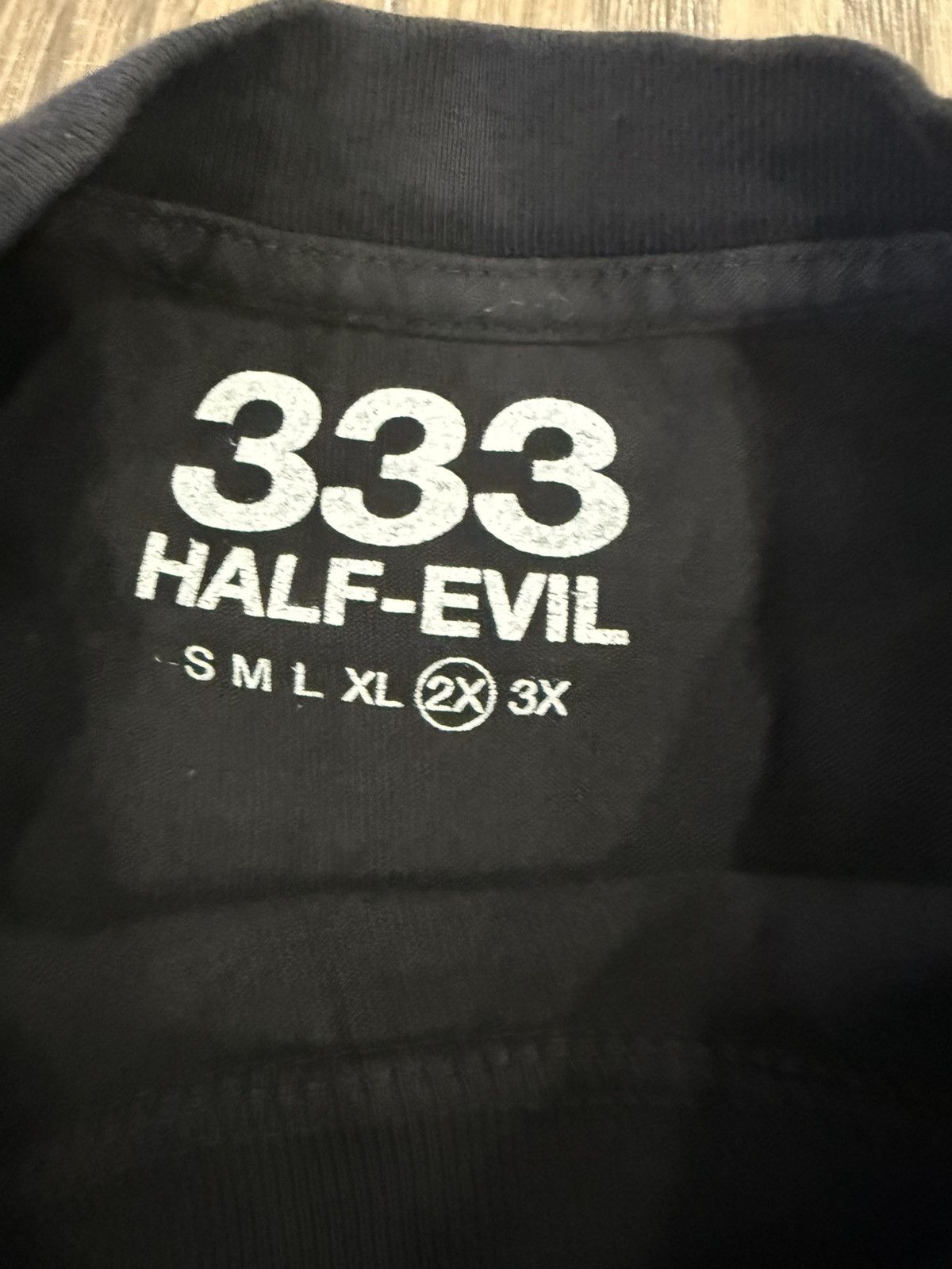 Half Evil ⚡️ Half Evil 333 Heatwave Tiny Logo Tee 2XL XXL ⚡️ Size US XXL / EU 58 / 5 - 5 Thumbnail