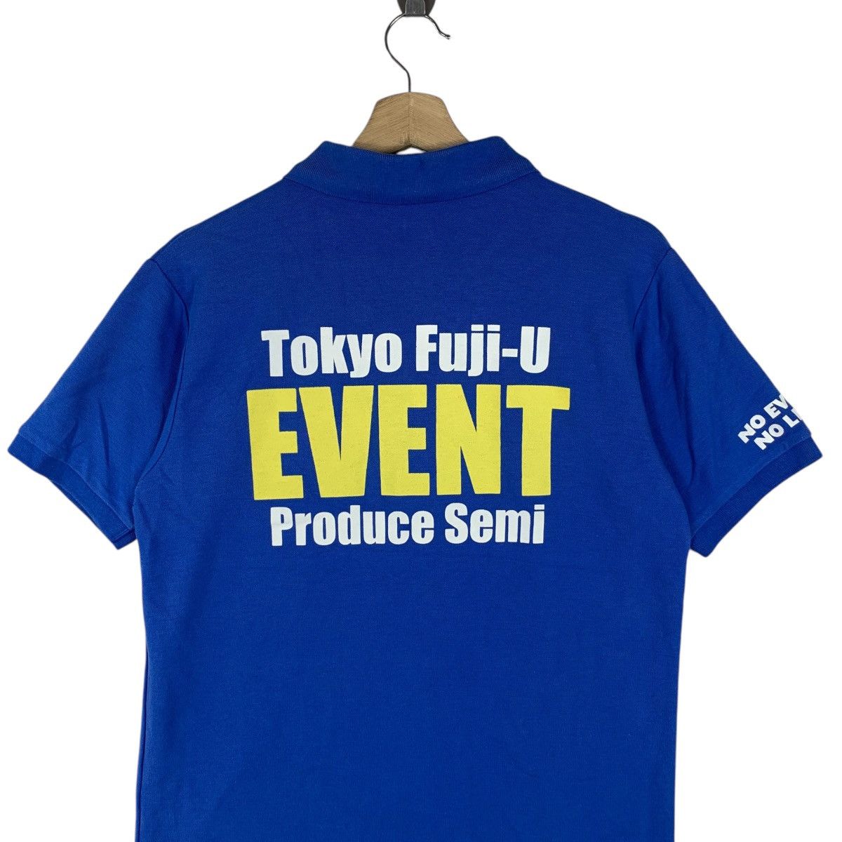Vintage TOKYO FUJI UNIVERSITY Event Produce Semi Polo Tee Shirt Top Size US L / EU 52-54 / 3 - 7 Thumbnail