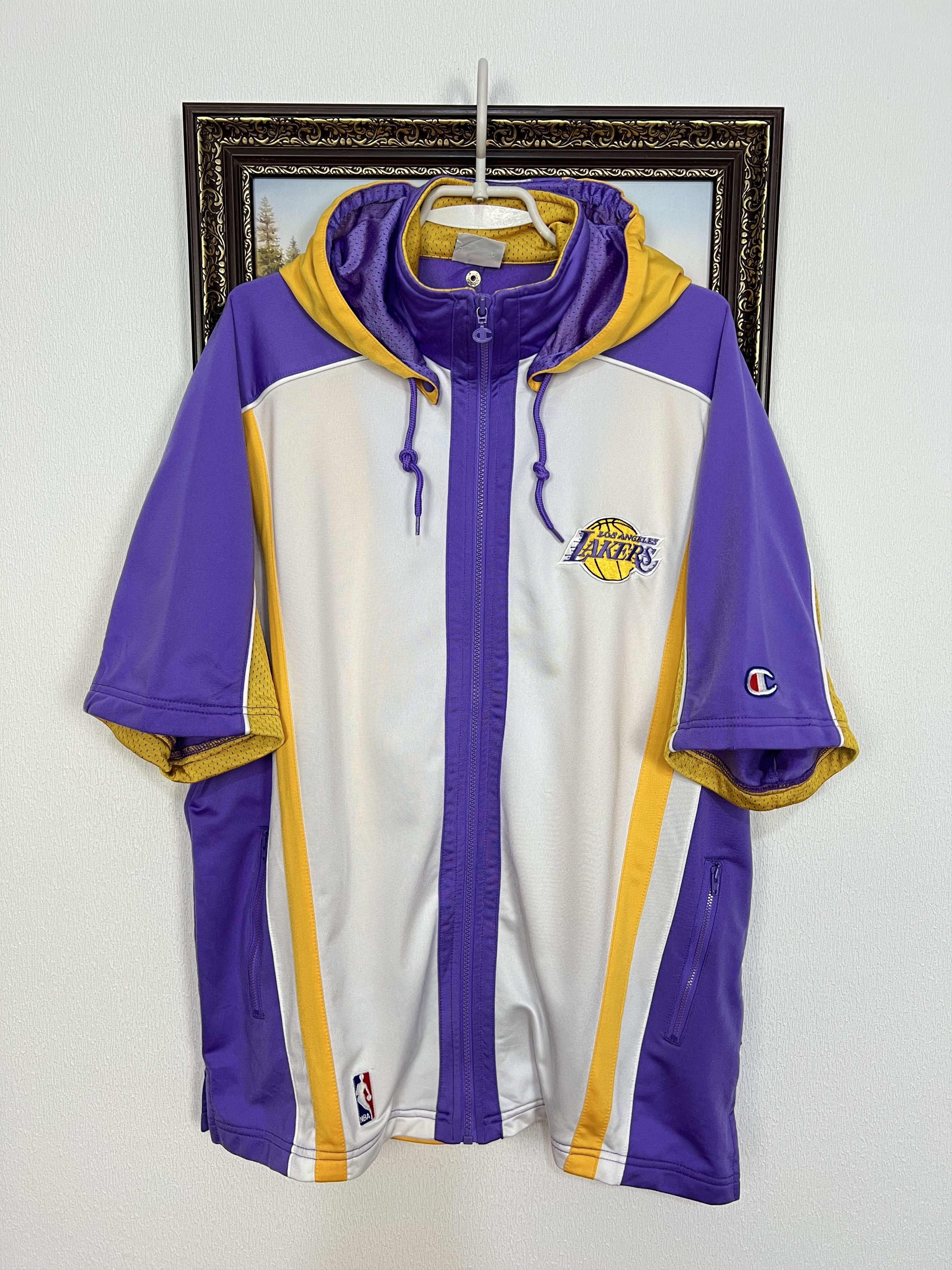 Los Angeles Lakers Warm Up Shooting Jersey Hooded NBA