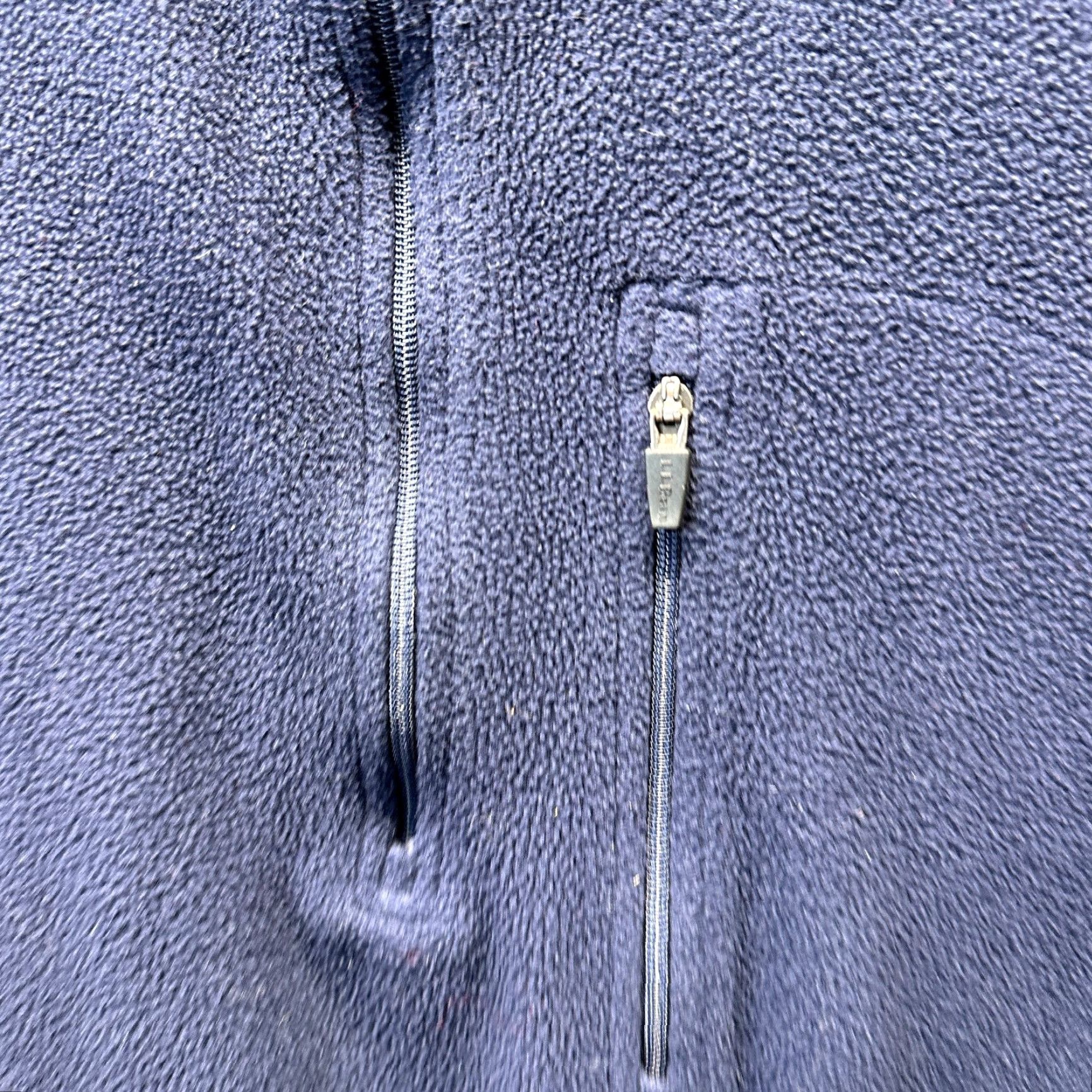 Vintage LL Bean Sweatshirt Adult Large Blue Fleece 1/4 Zip Mens Winter Casual Size US L / EU 52-54 / 3 - 3 Thumbnail