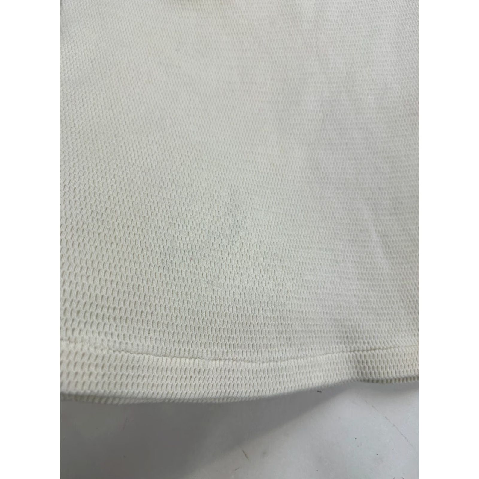 Vintage Lally Shirt Womens Large White Thermal Waffle Knit T-Shirt Raglan Long Sleeve Crew Neck Size L / US 10 / IT 46 - 5 Thumbnail