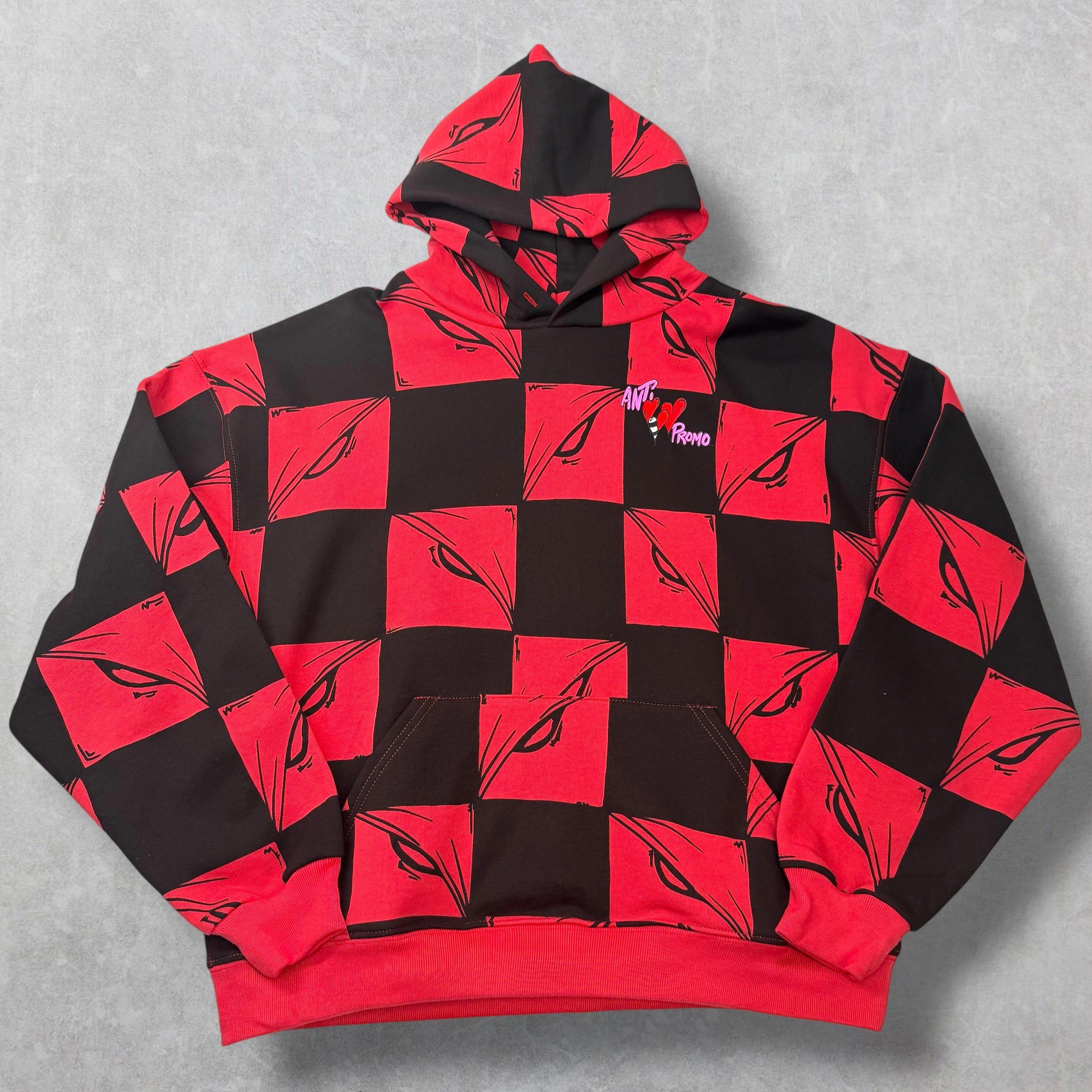 Other Matty Boy Anti Promo 99 Eyes Hoodie Red S Size US S / EU 44-46 / 1 - 1 Thumbnail