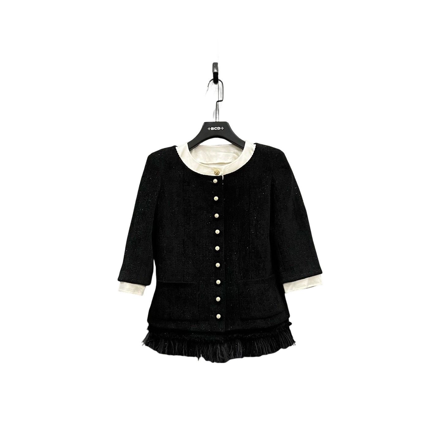 Chanel Chanel Black Tweed Jacket Size 34 Size XS / US 0-2 / IT 36-38 - 1 Thumbnail