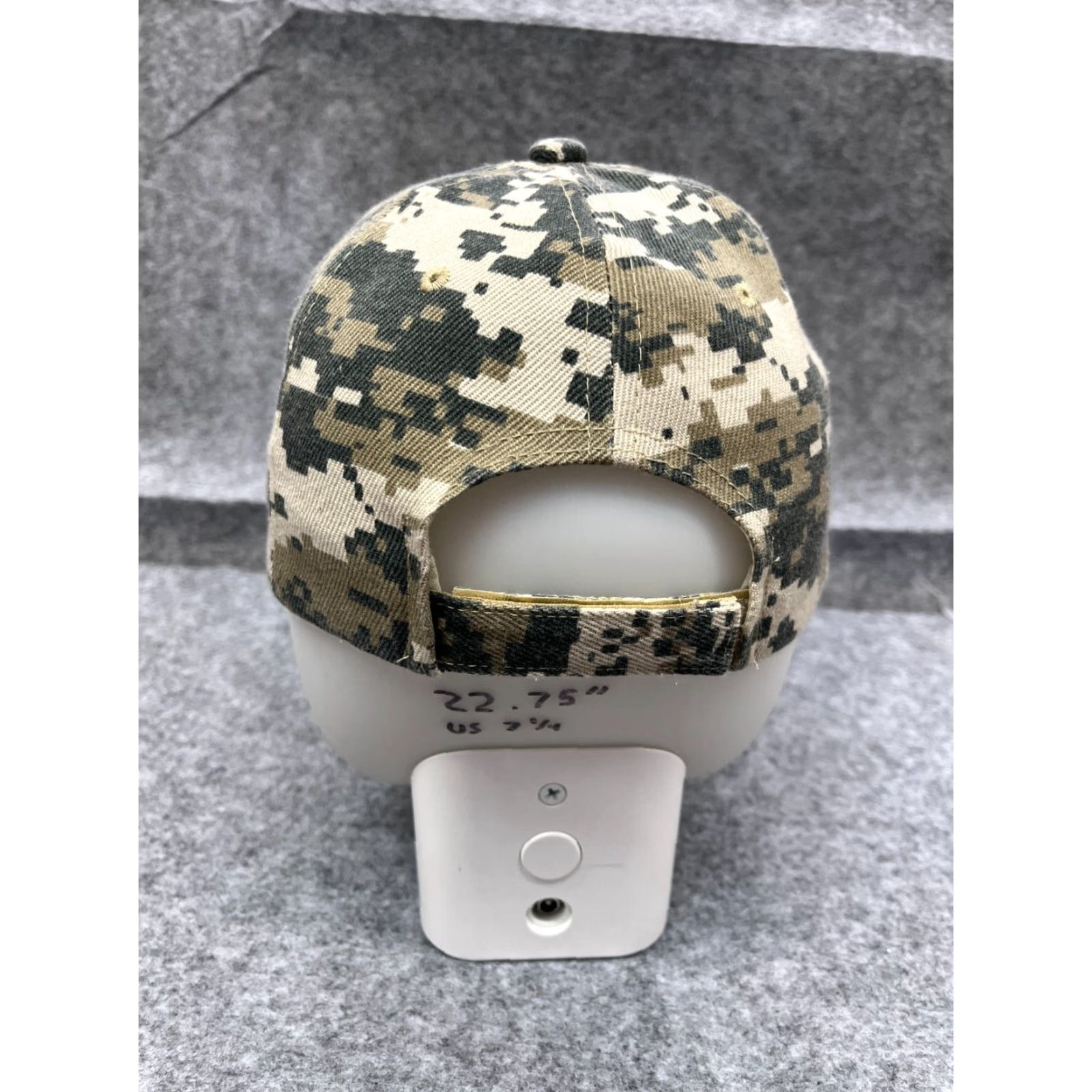 Vintage Hat Strap Back Adult One Size Green Digital Camo 100% Polyester Camp Outdoors Size ONE SIZE - 6 Thumbnail