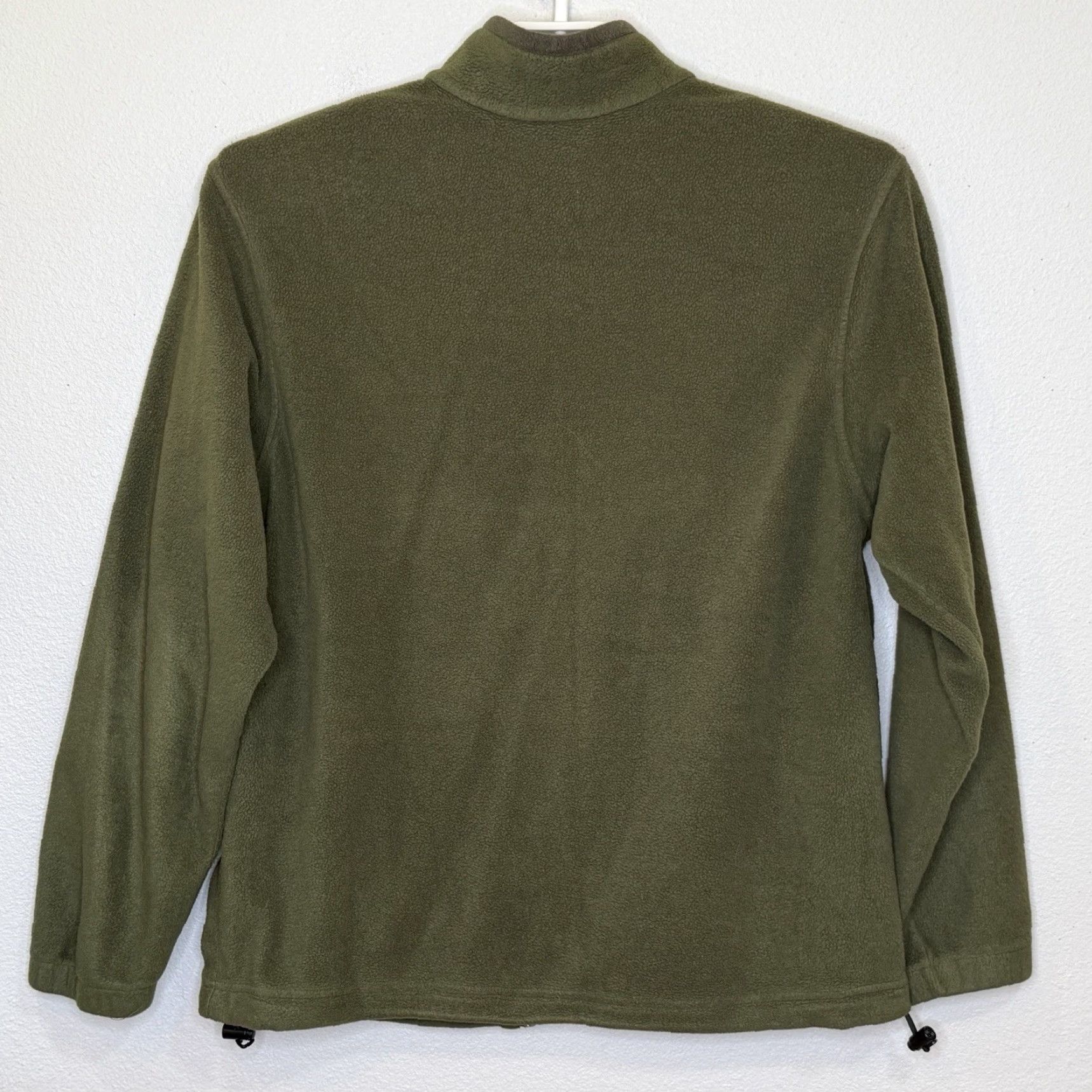 Vintage Columbia Fleece Jacket Mens Large Green Full Zip Lightweight Bomber Jacket Zip Pockets Regular Fit Size US L / EU 52-54 / 3 - 4 Thumbnail