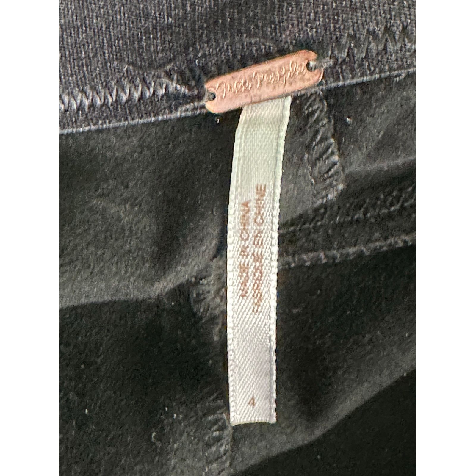 Free People Free People Faux Suede Leather Moto Leggings Pants Size 4 Size 27" / US 4 / IT 40 - 3 Thumbnail