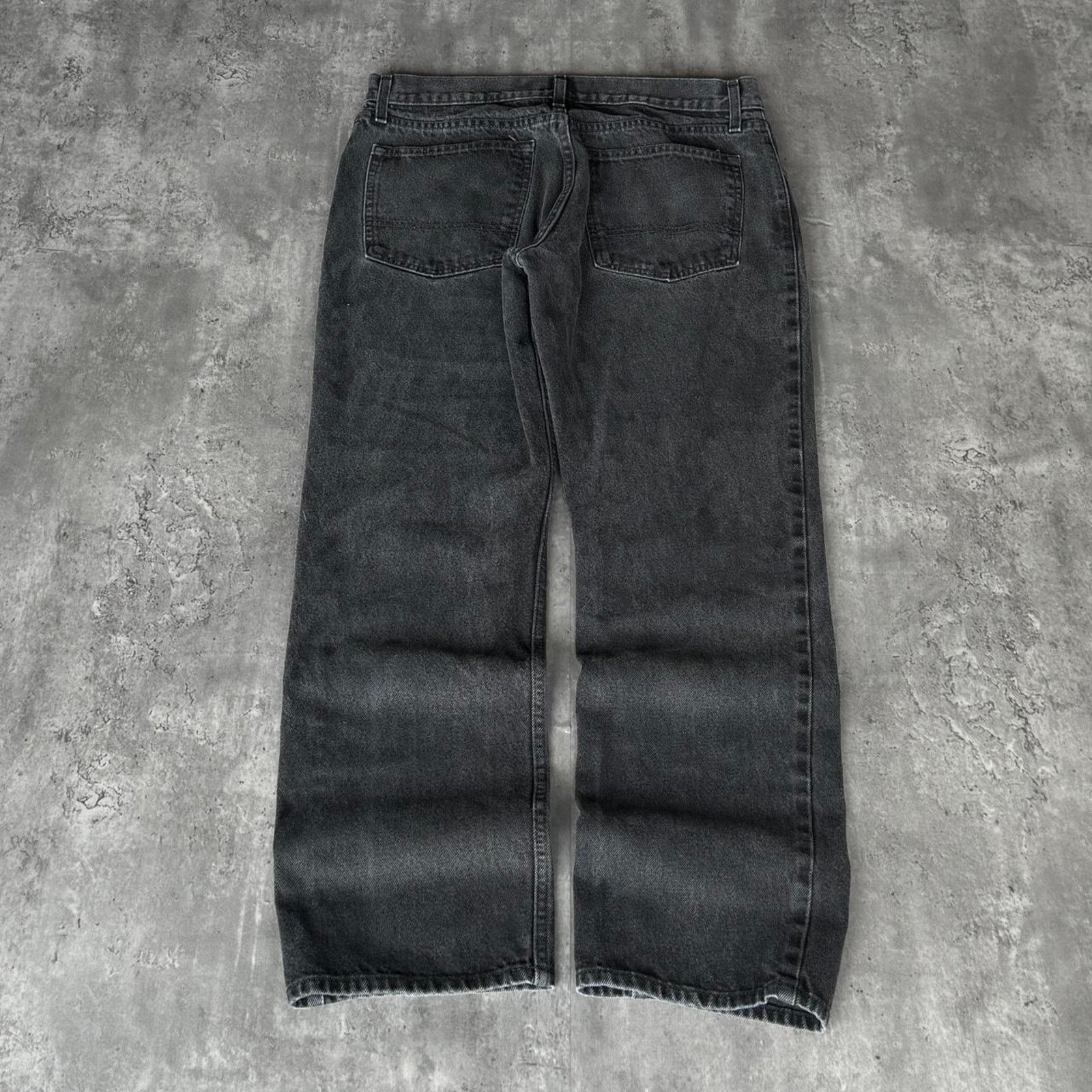 Arizona Jean Co. × Levi's × Vintage Vintage Y2K Faded Black Arizona Slim Straight Skater Jeans Size US 36 / EU 52 - 1 Thumbnail