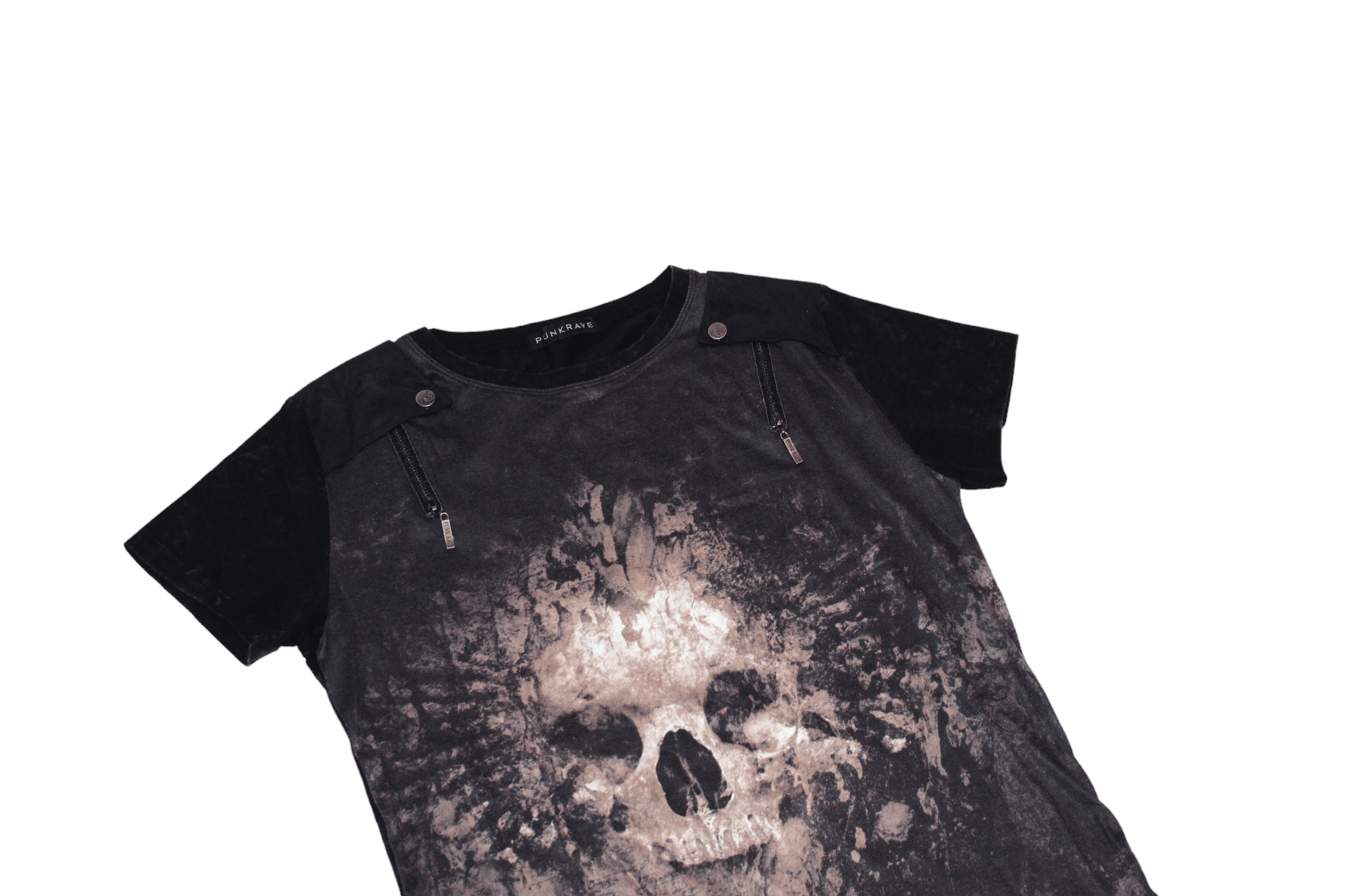 14th Addiction Y2K💥 Seditionaries PUNKRAVE skull art zipper t-shirt Size US M / EU 48-50 / 2 - 3 Thumbnail