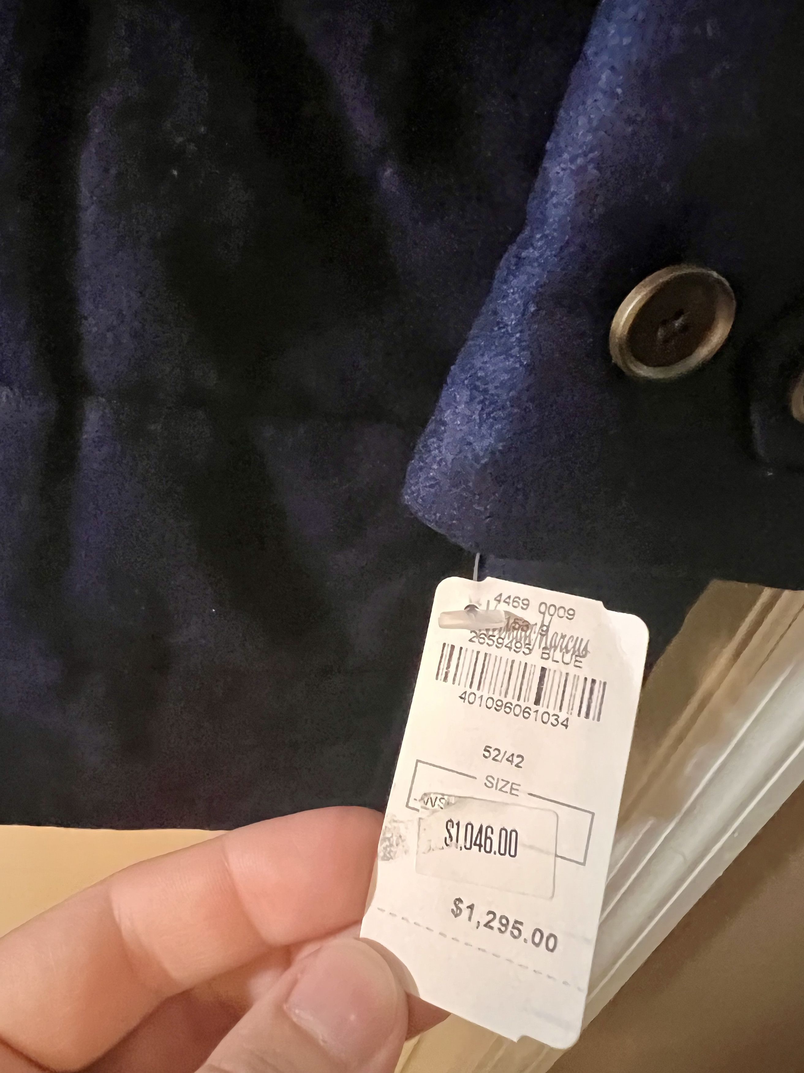 Neiman Marcus × Vitale Barberis Canonico Heavy Wool Jacket made in Italy Parka Size US L / EU 52-54 / 3 - 3 Thumbnail