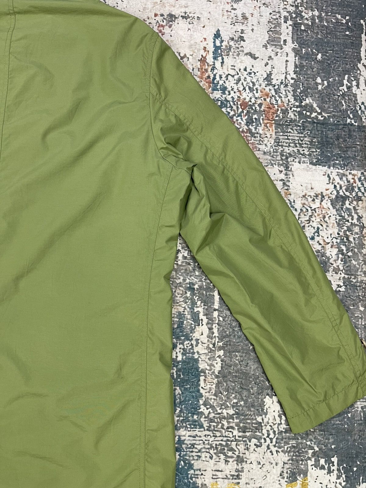 Eddie Bauer Eddie Bauer Lime Green Nylon Trench Coat Size US M / EU 48-50 / 2 - 3 Thumbnail