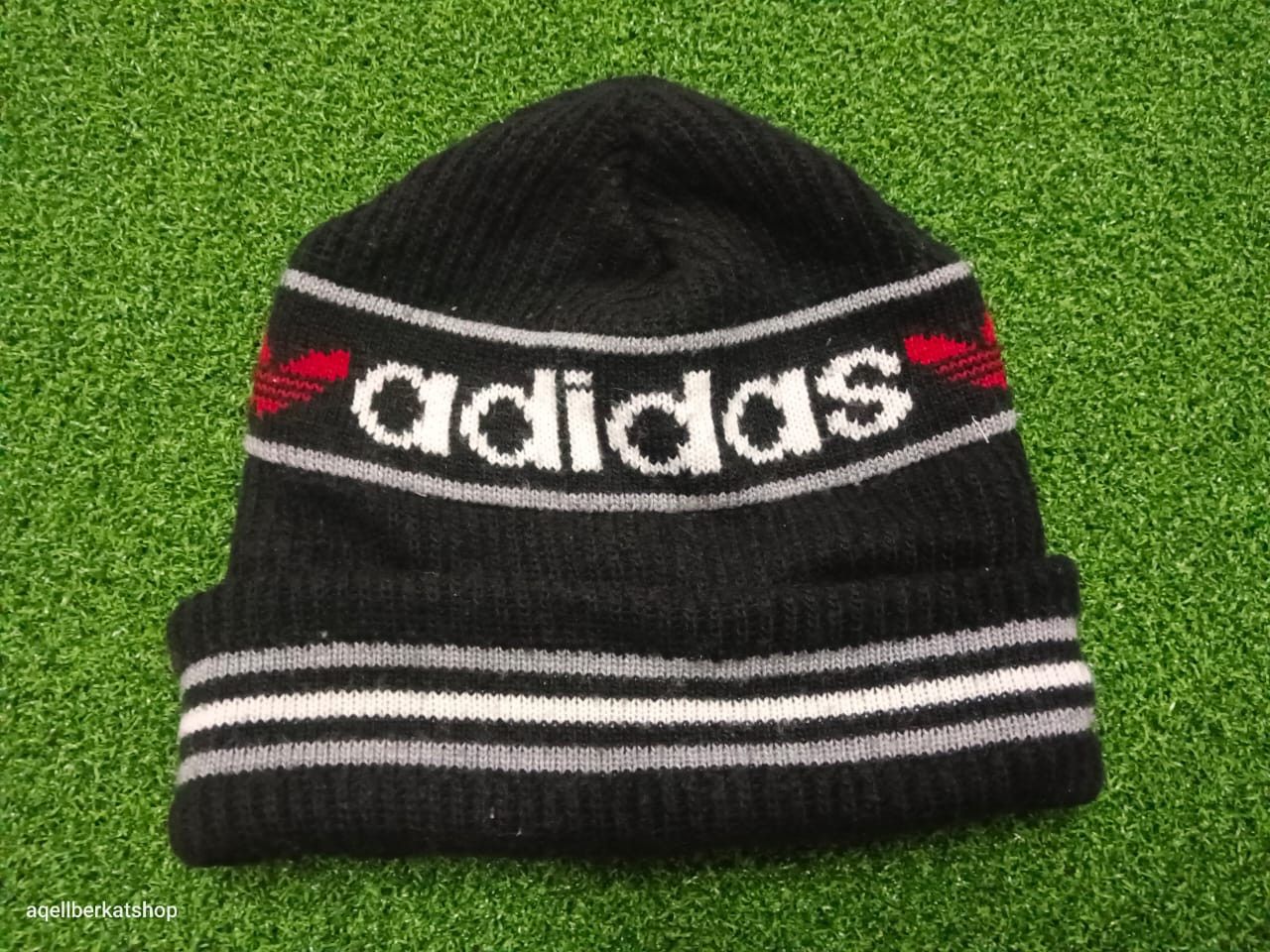 Adidas VINTAGE 90s Adidas Beanie Size ONE SIZE - 2 Thumbnail