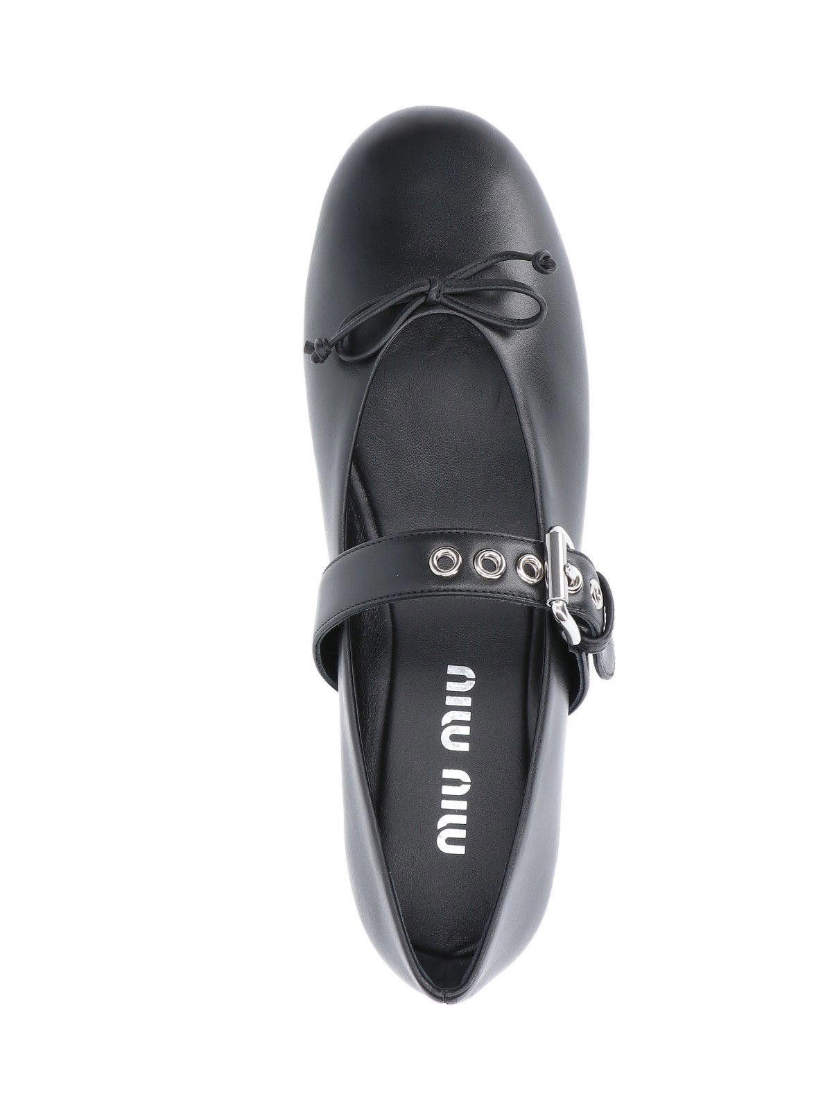 Miu Miu Miu Miu leather ballerinas size 39 Size ONE SIZE - 4 Thumbnail