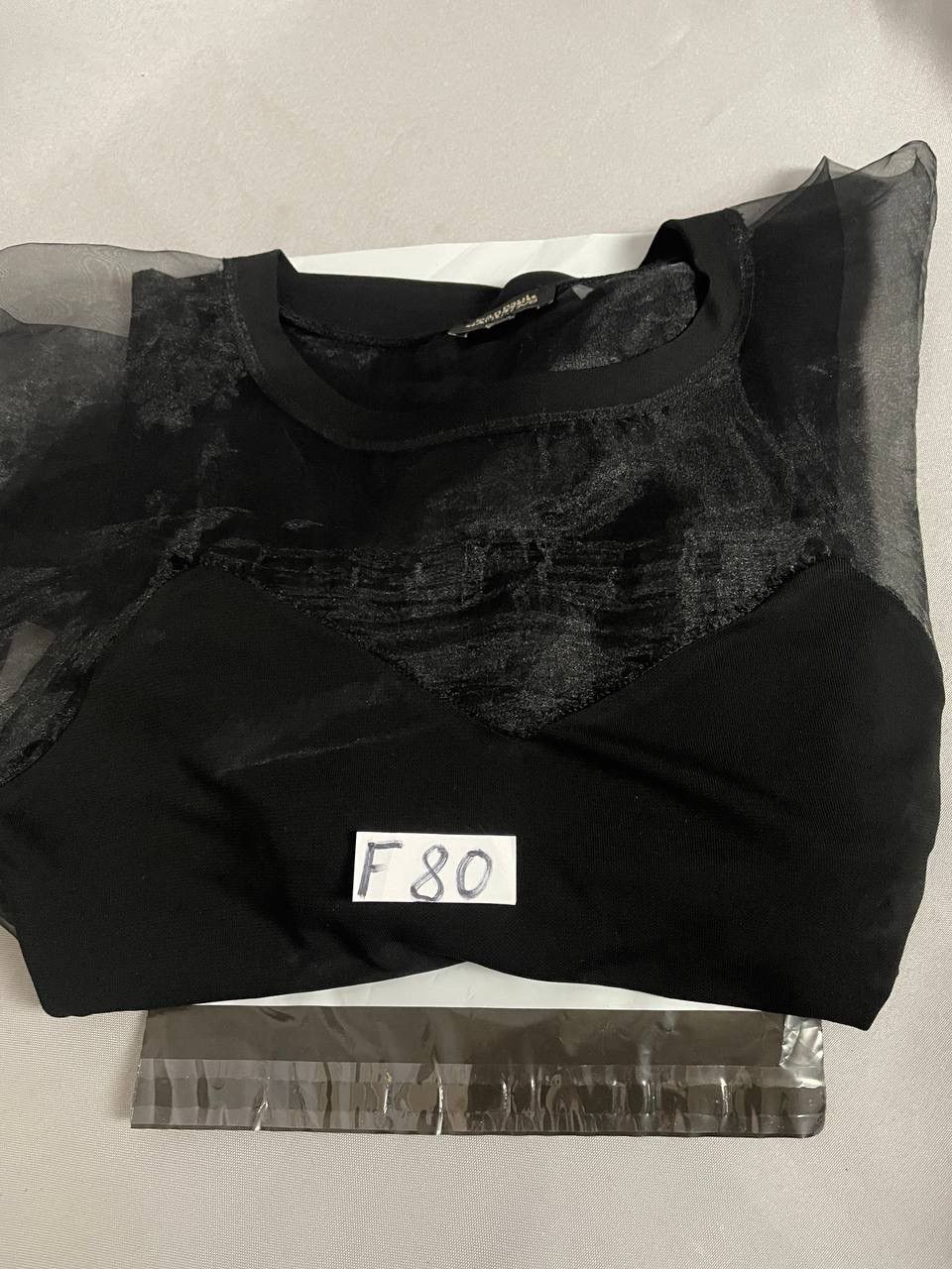 Jean Paul Gaultier Jean Paul Gaultier Black Crewneck Long Sleeve Tee Size S / US 4 / IT 40 - 8 Thumbnail