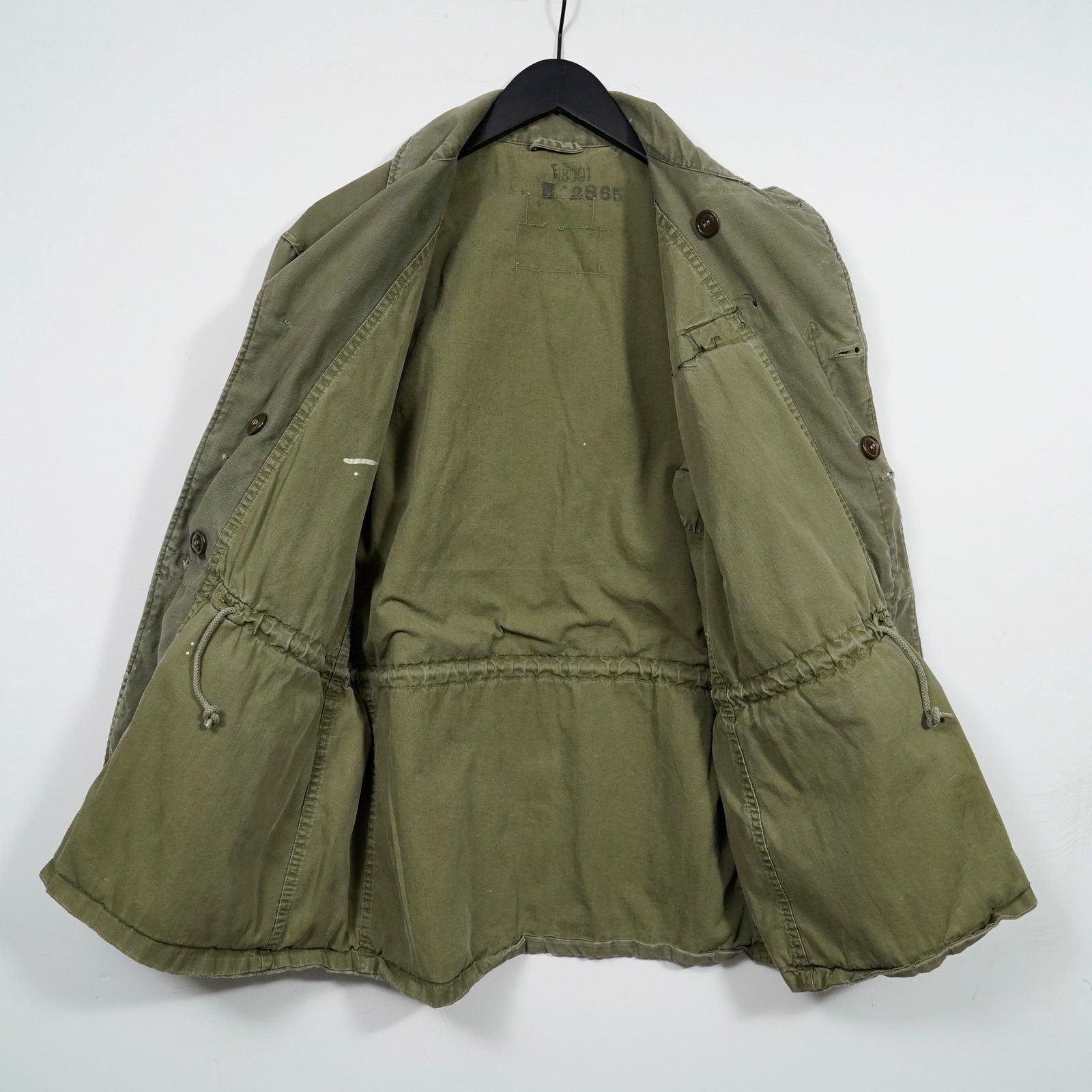 Vintage VTG WWII US Army M-43 Field Jacket OG-107 Stencil Distressed Size US M / EU 48-50 / 2 - 2 Thumbnail