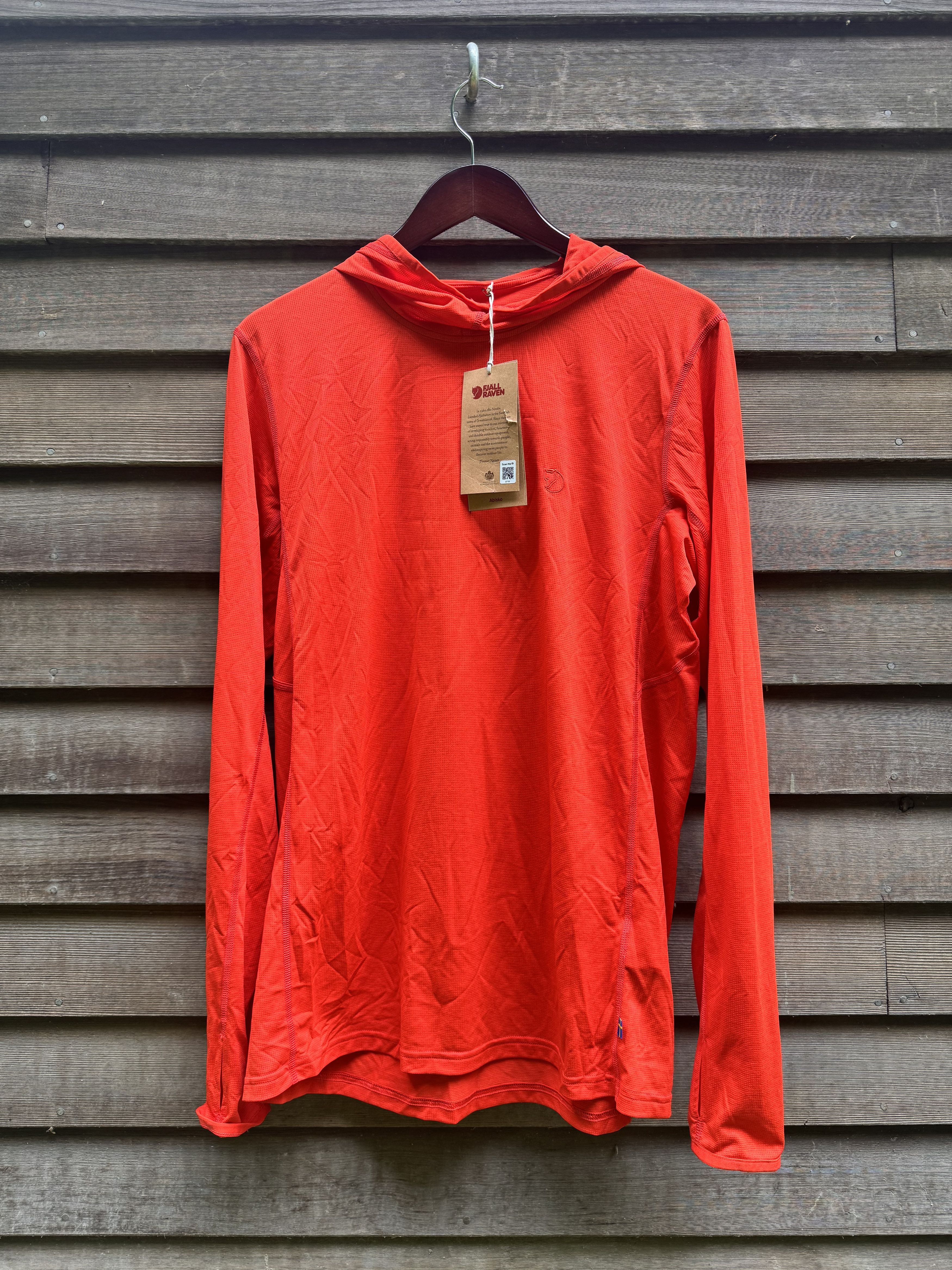 Fjallraven Abisko Sun-Hoodie M - Flame Orange Size US L / EU 52-54 / 3 - 2 Thumbnail