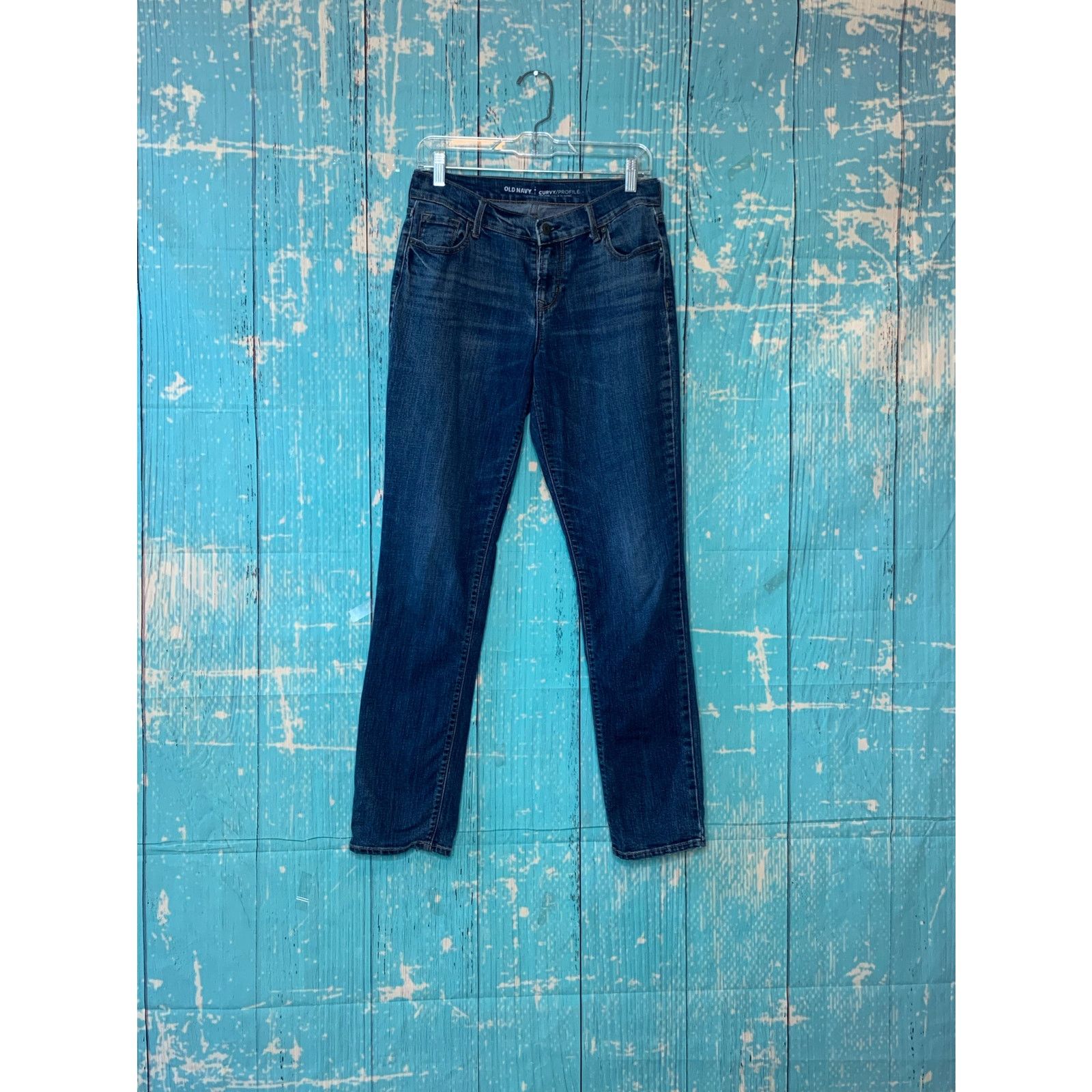 Old Navy Old Navy curvy blue straight legs jeans size 2 Size 26" / US 2 / IT 38 - 5 Thumbnail