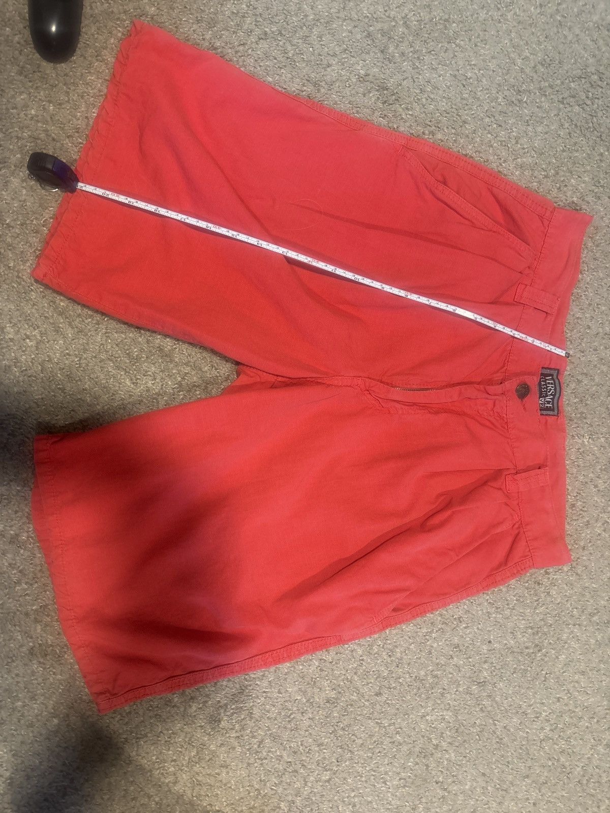 Versace Versace V2 Red Shorts Size US 32 / EU 48 - 2 Thumbnail