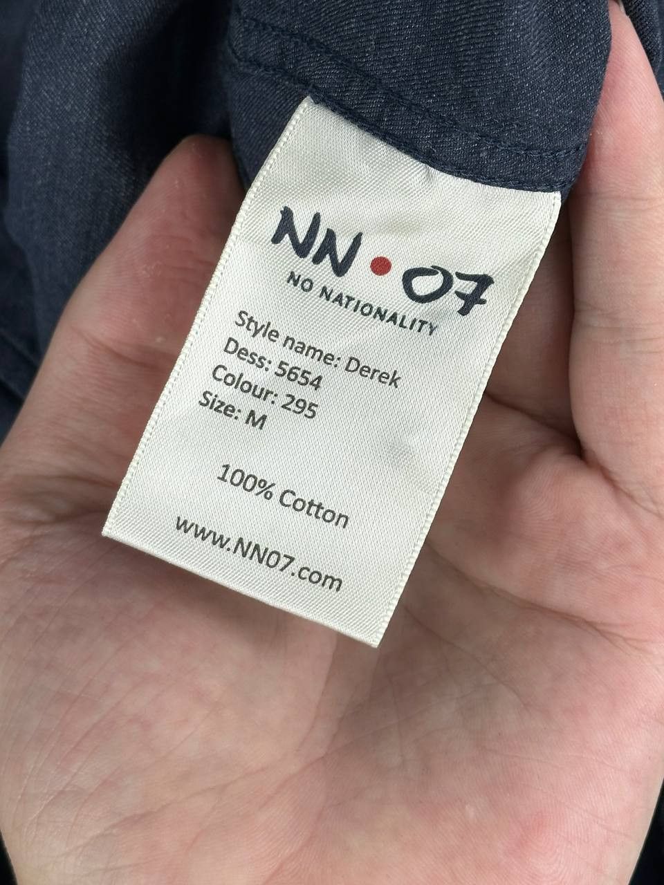 Japanese Brand × NN07 NN07 Derek 5654 Dark Grey Shirt Size M Cotton Size US M / EU 48-50 / 2 - 8 Thumbnail