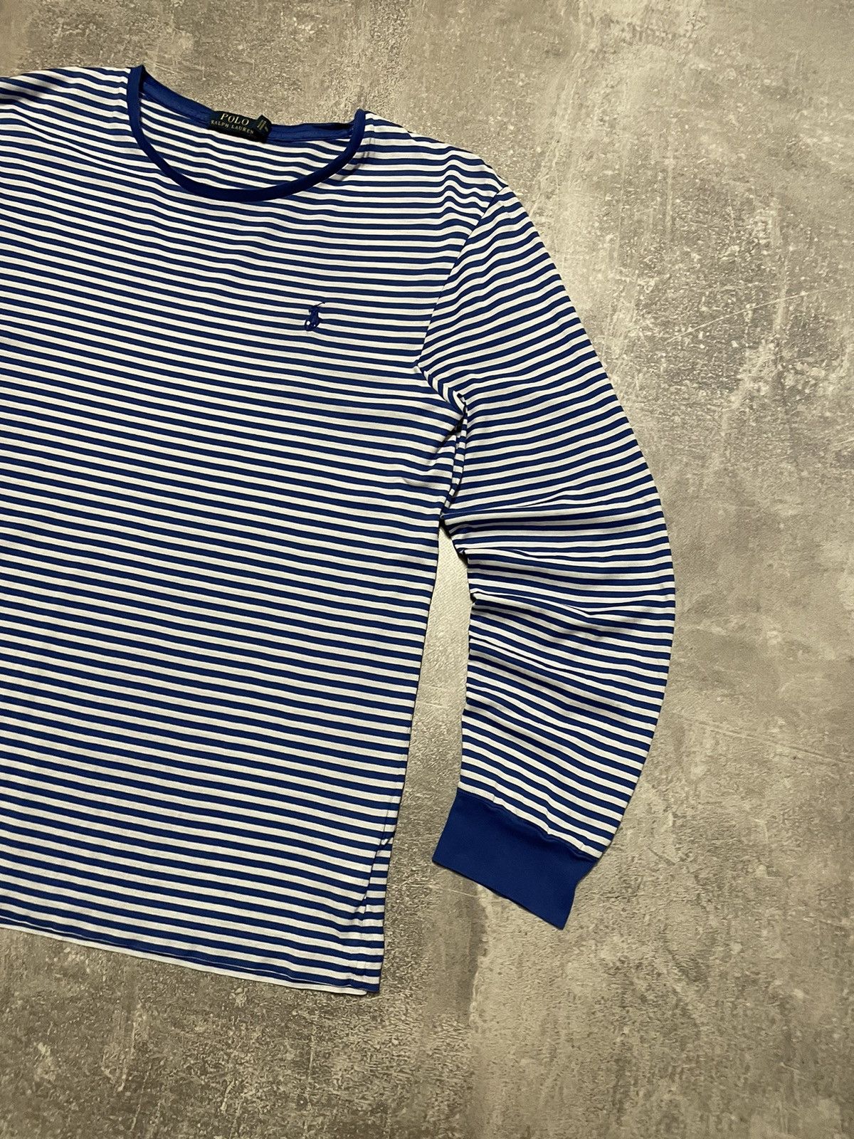 Polo Ralph Lauren Vintage Polo Ralph Lauren Striped Long Sleeve T-Shirt Y2K Size US L / EU 52-54 / 3 - 5 Thumbnail