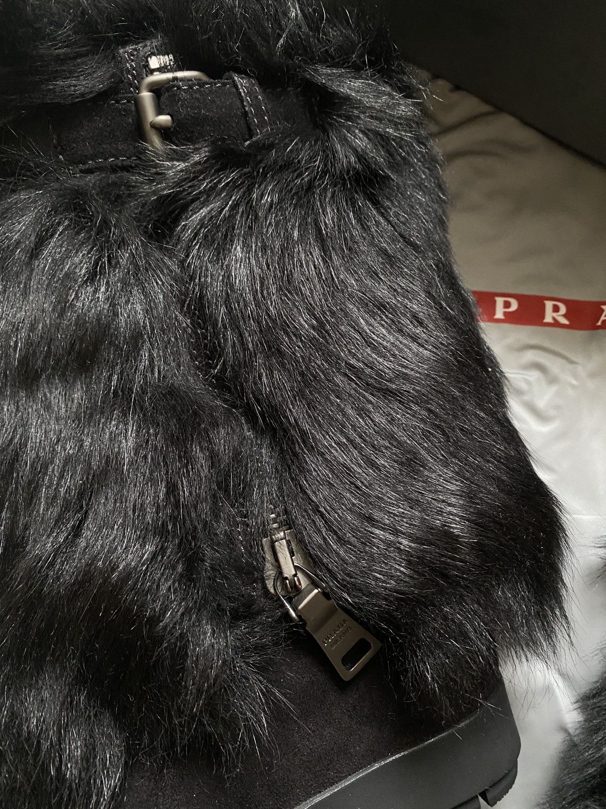Prada Vintage y2k Prada Fur & Suede Boots Size US 6 / IT 36 - 5 Thumbnail