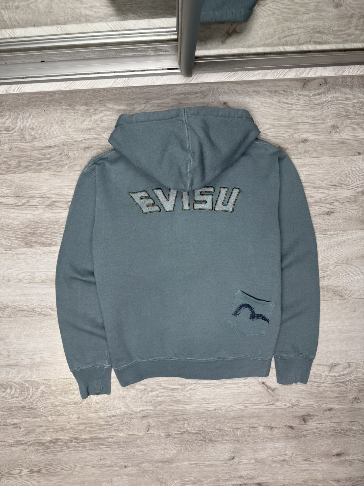 Japanese Brand Vintage Evisu Multi Pocket Zip up Hoodie Japanese Big Logo Size US M / EU 48-50 / 2 - 10 Thumbnail