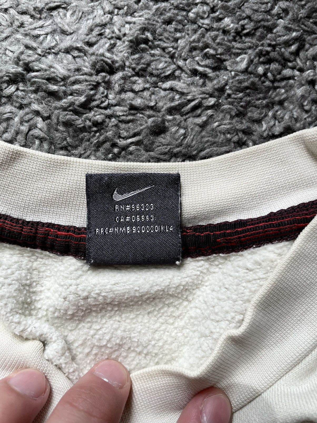 Nike × Vintage 00s Nike Sweatshirt Vintage Streetwear Rare Logo Size US L / EU 52-54 / 3 - 10 Thumbnail