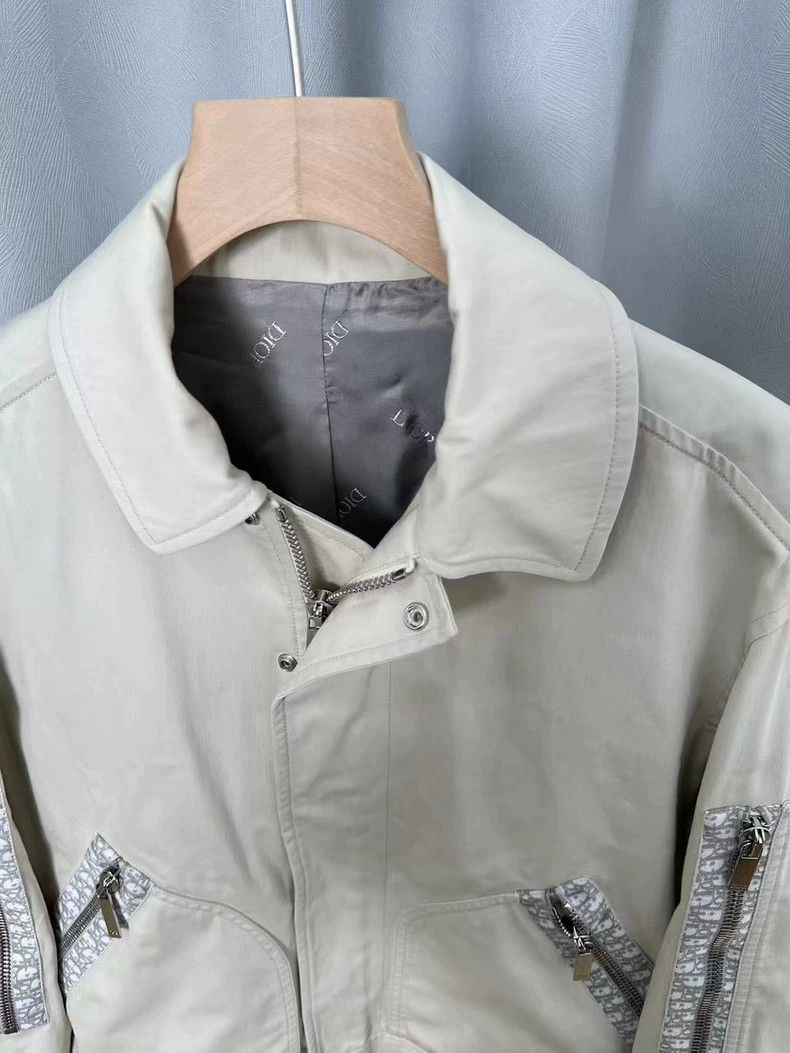 Dior Dior Beige old flower stitching jacket men's jacket 2504-Ne Size US S / EU 44-46 / 1 - 2 Thumbnail