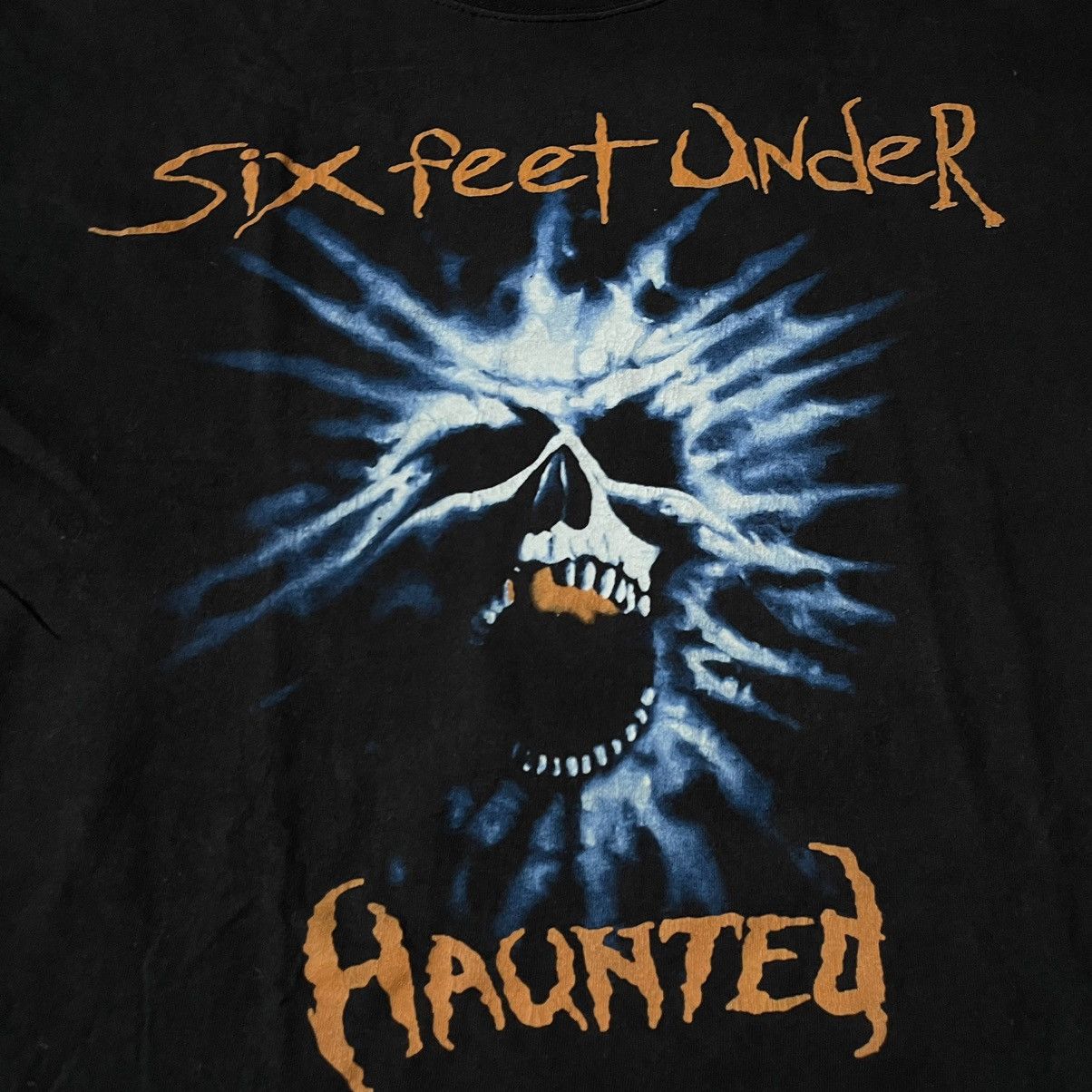 Vintage Vintage Y2K Sixfeet Underground Horror Graphic Tee Black XL Size US XL / EU 56 / 4 - 2 Thumbnail