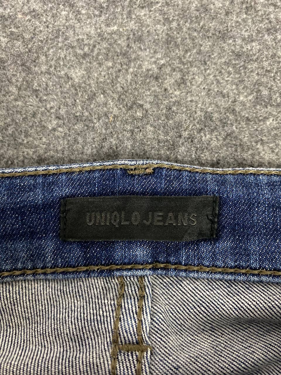 Japanese Brand uniqlo ultra stretch skinny tapered distressed denim Size US 34 / EU 50 - 10 Thumbnail