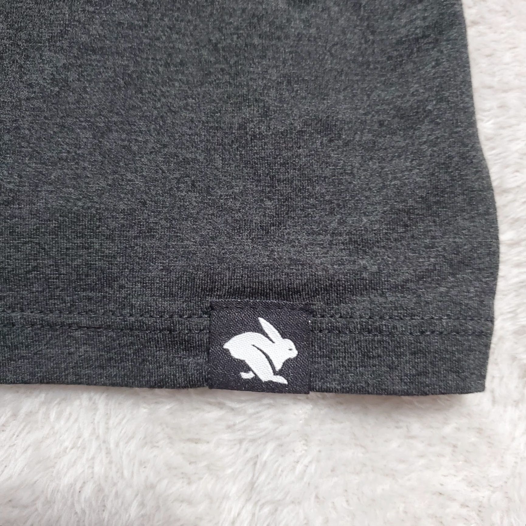 Vintage Rabbit Tank Top Women Large Charcoal Gray Global Running Day Graphic Shirt Size L / US 10 / IT 46 - 7 Thumbnail