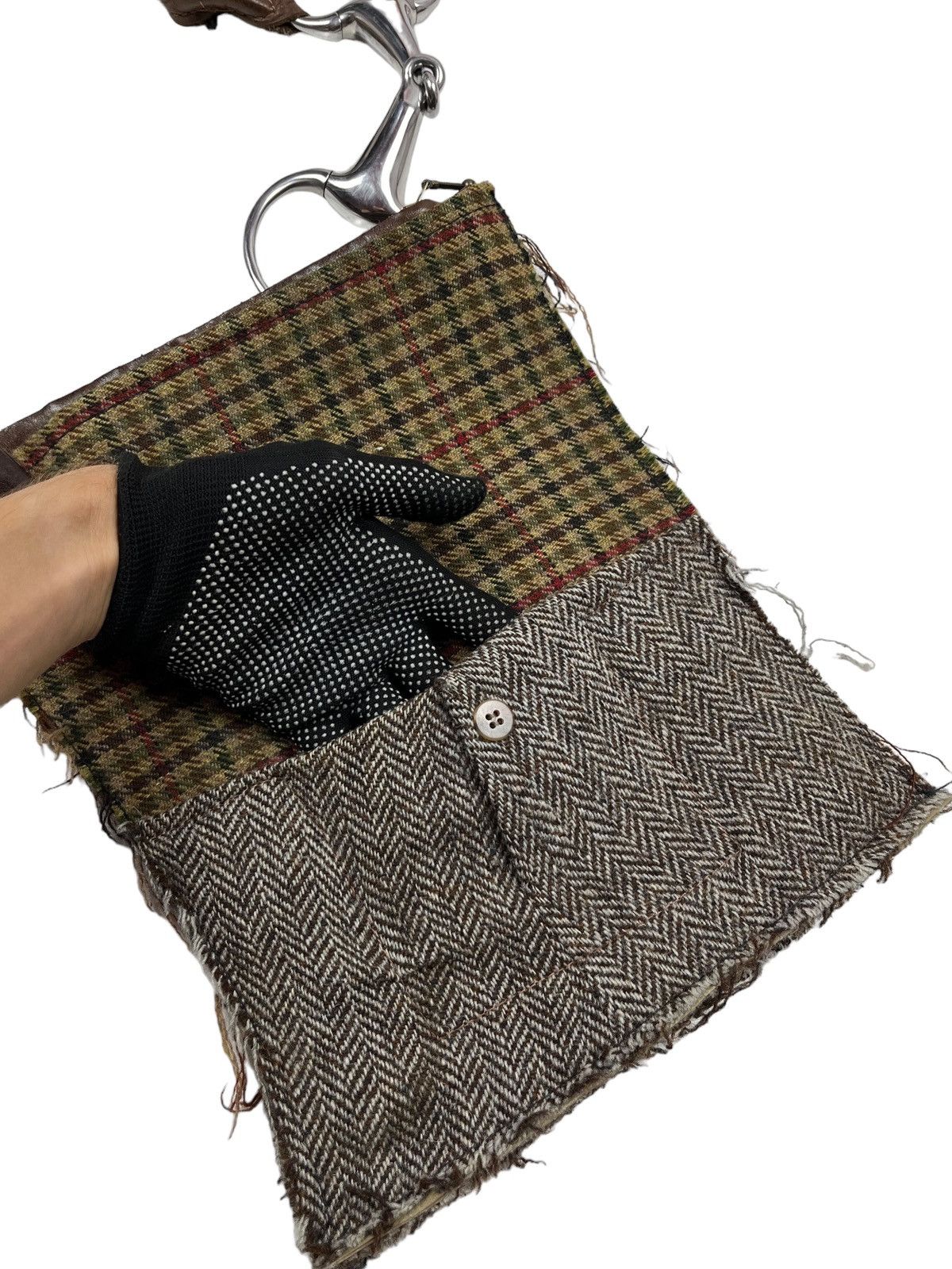 Harris Tweed Vintage Avant Garde Harris Tweed x Joey D Handcrafted Bag Size ONE SIZE - 9 Thumbnail