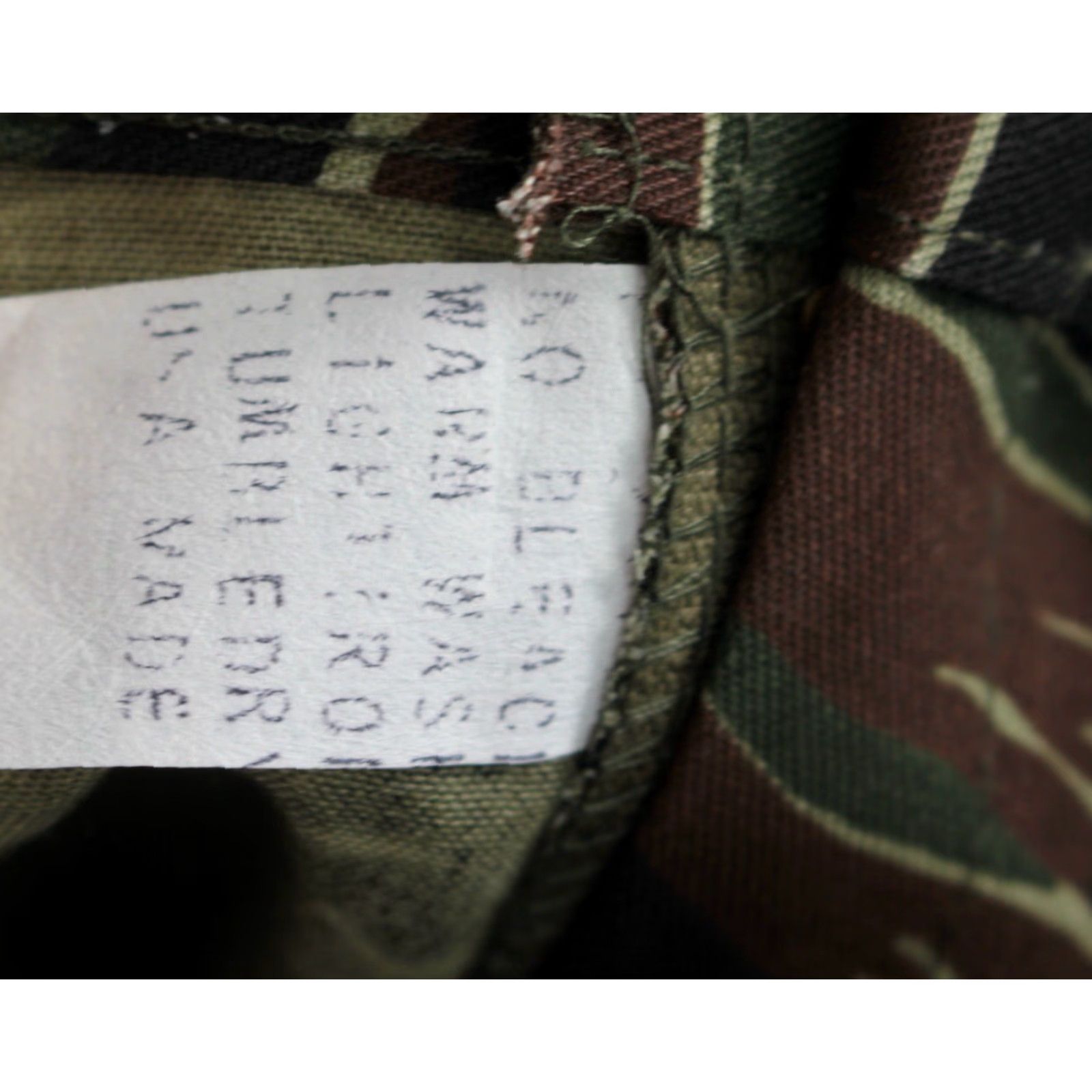 Vintage VINTAGE Men's Gung Ho 70s 80s Tiger Stripe Camo Pants Sz 27x35.25 Green Camouflage Military NOS Vintage Mens Size US 27 - 4 Thumbnail
